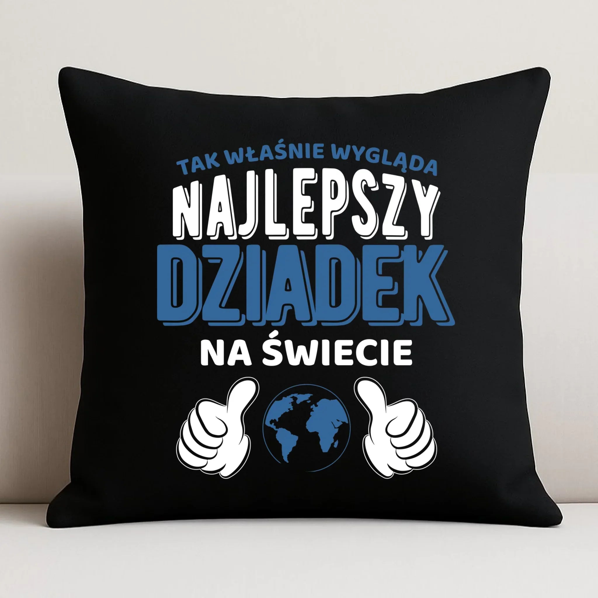 Poduszka dekoracyjna dla dziadka - Tak wygląda najlepszy dziadek na świecie D24 - StoryCups.pl