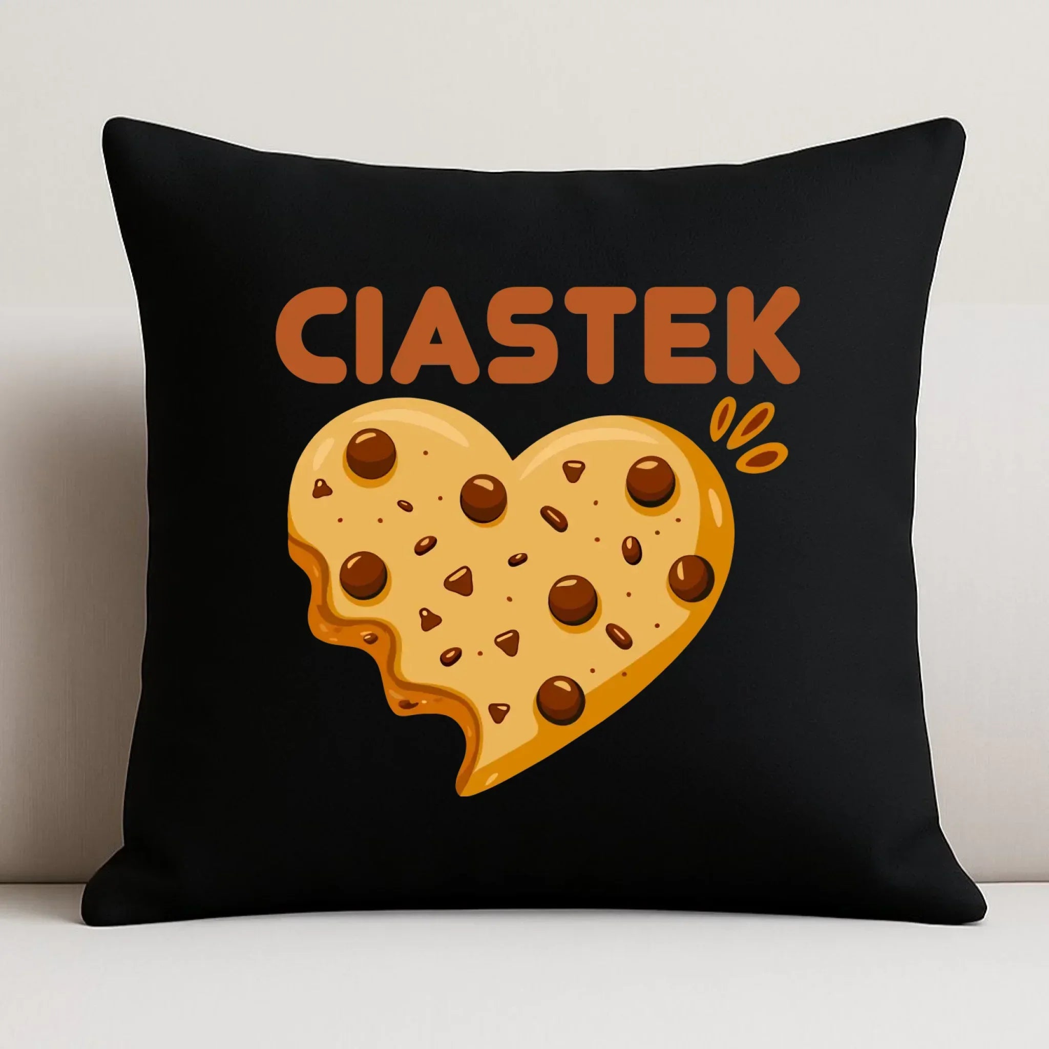 Poduszka dekoracyjna dla niego - Ciastek W54 - StoryCups.pl