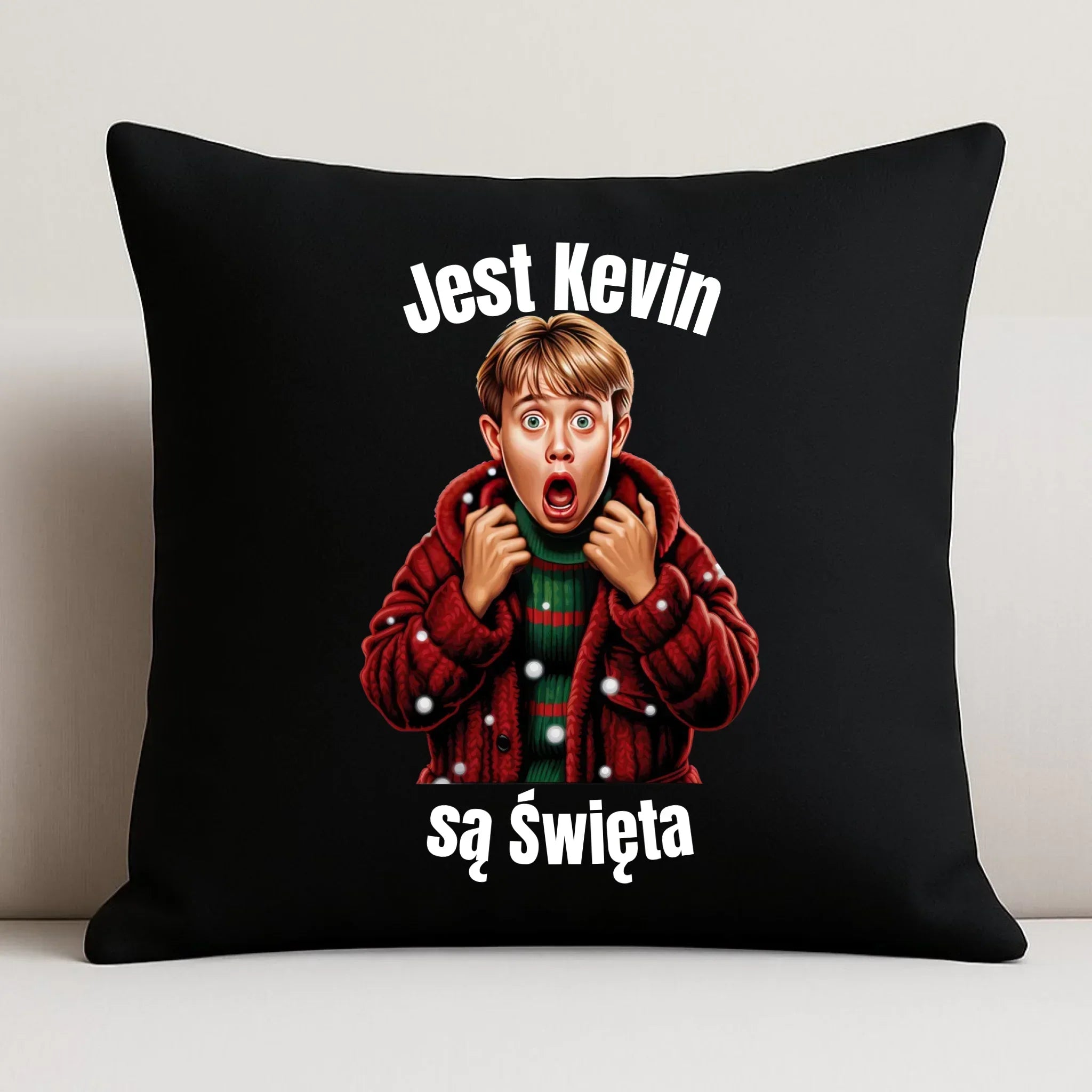 Poduszka dekoracyjna świąteczna - Jest Kevin są święta BN27 - StoryCups.pl