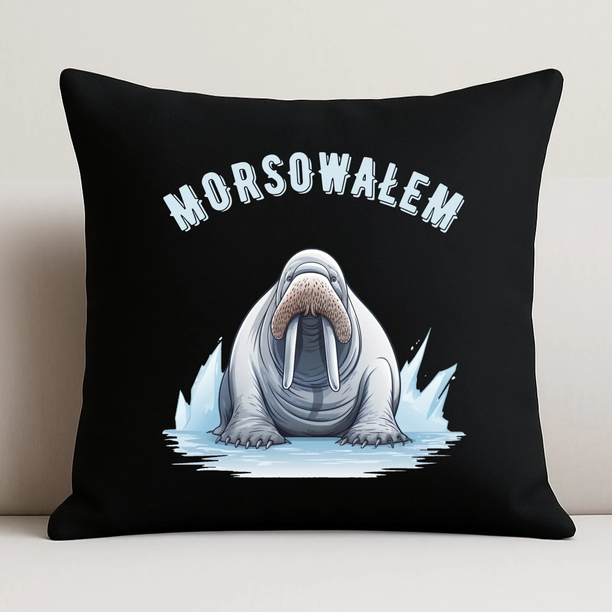 Poduszka dekoracyjna dla morsa - Morsowałem HM01 - StoryCups.pl