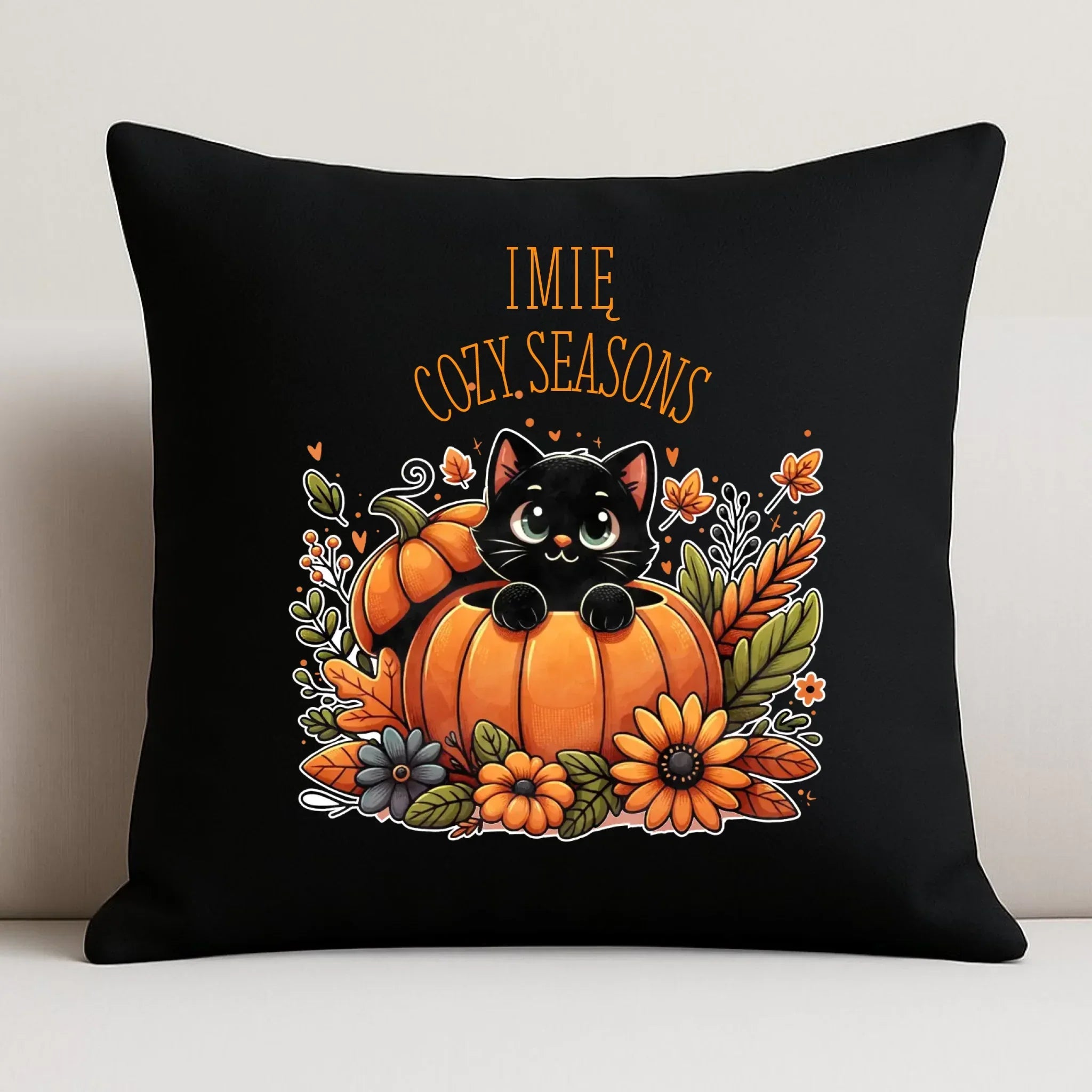 Poduszka dekoracyjna - Cozy Seasons - personalizowana JS01 - StoryCups.pl