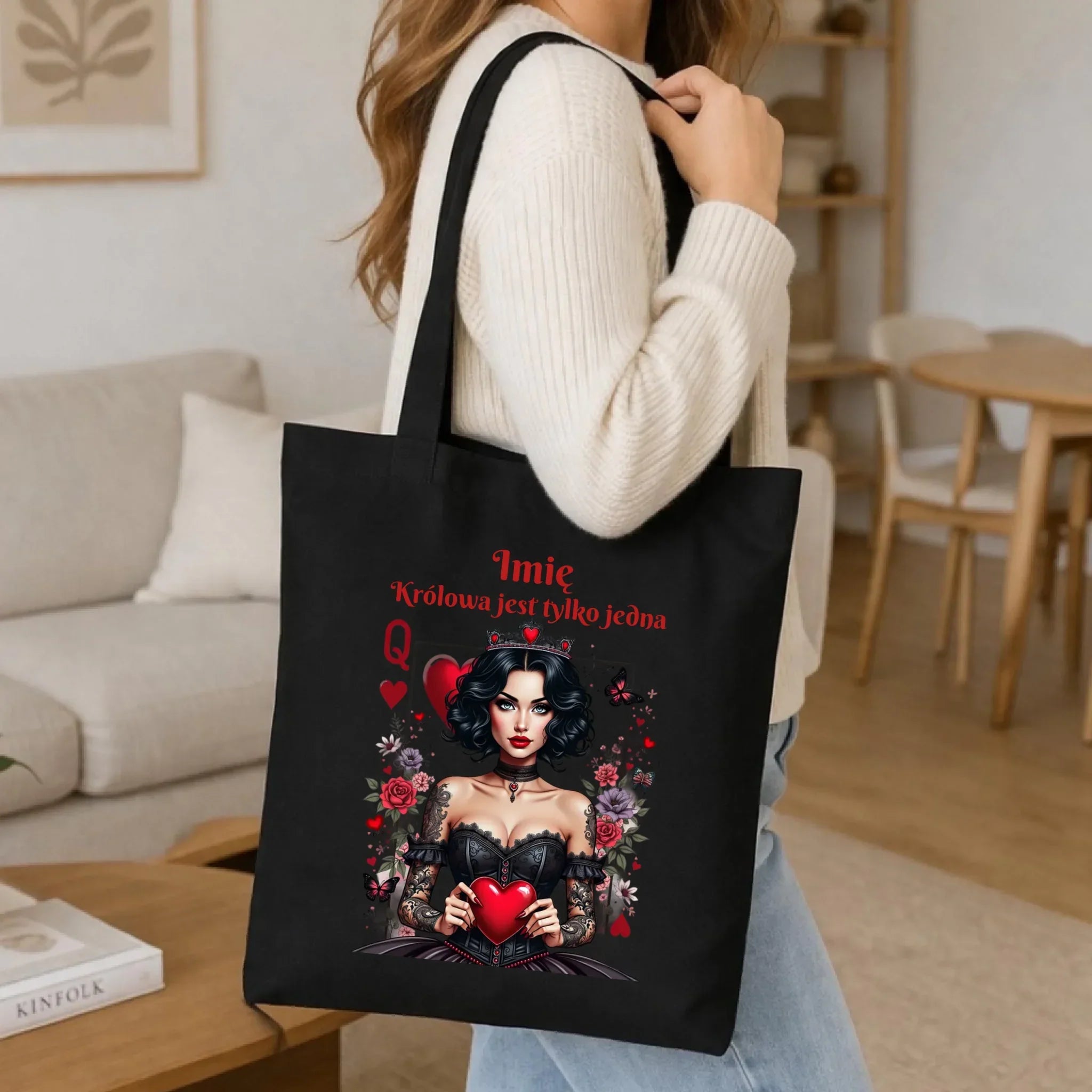 Torba dla niej - Królowa jest tylko jedna - personalizowana W46 - StoryCups.pl