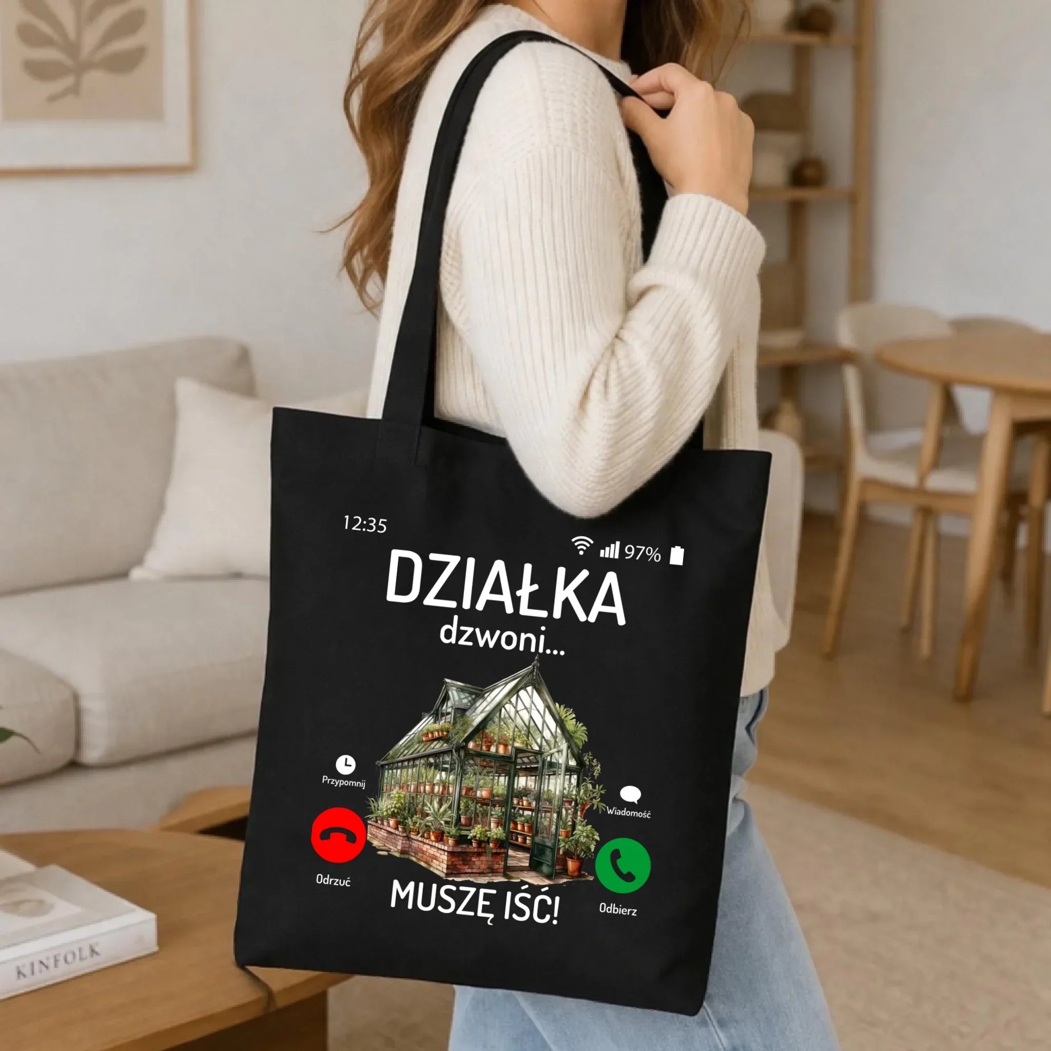 Torba dla babci - Działka dzwoni muszę iść B41 - StoryCups.pl