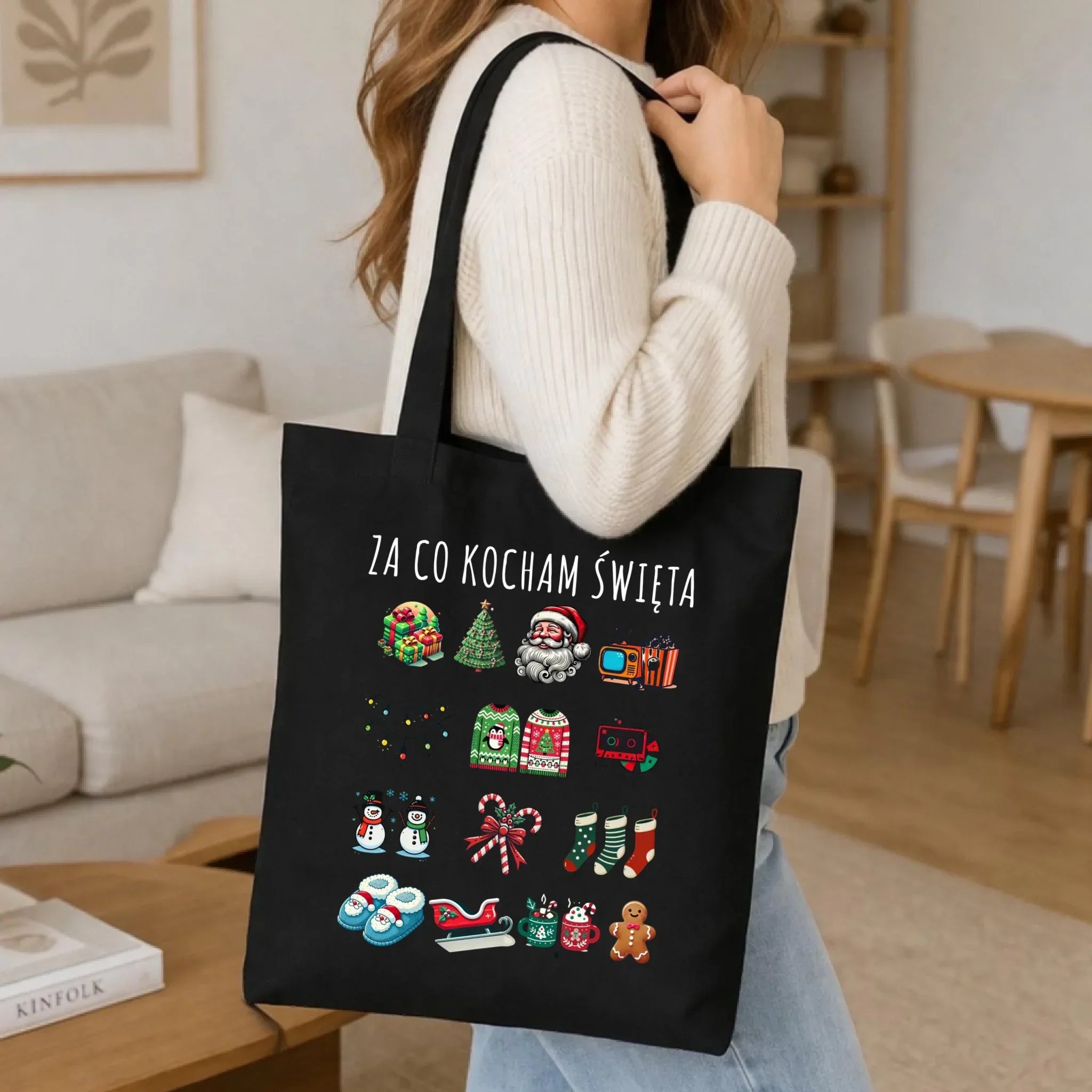 Torba świąteczna - Za co kocham święta BN130 - StoryCups.pl