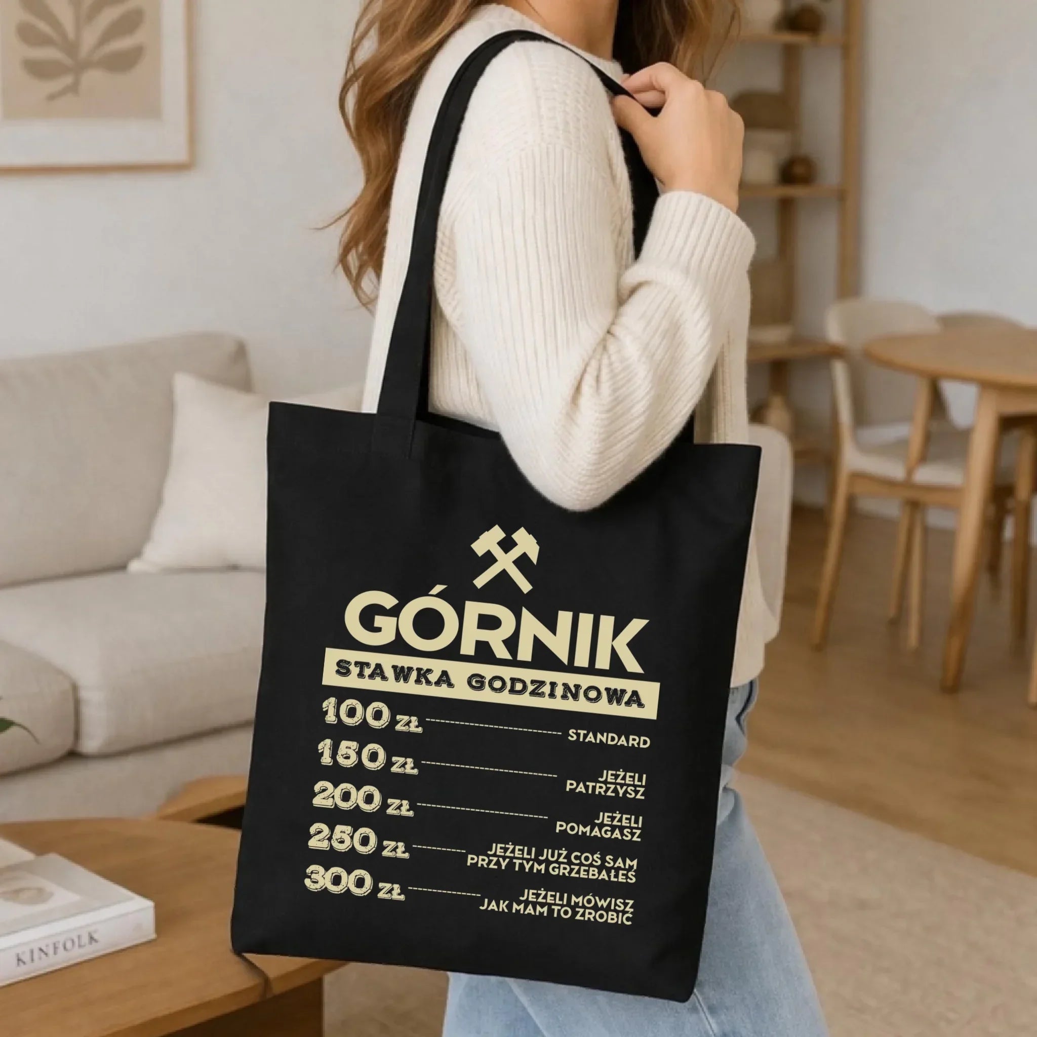 Torba - prezent dla górnika - Górnik stawka godzinowa G14 - StoryCups.pl