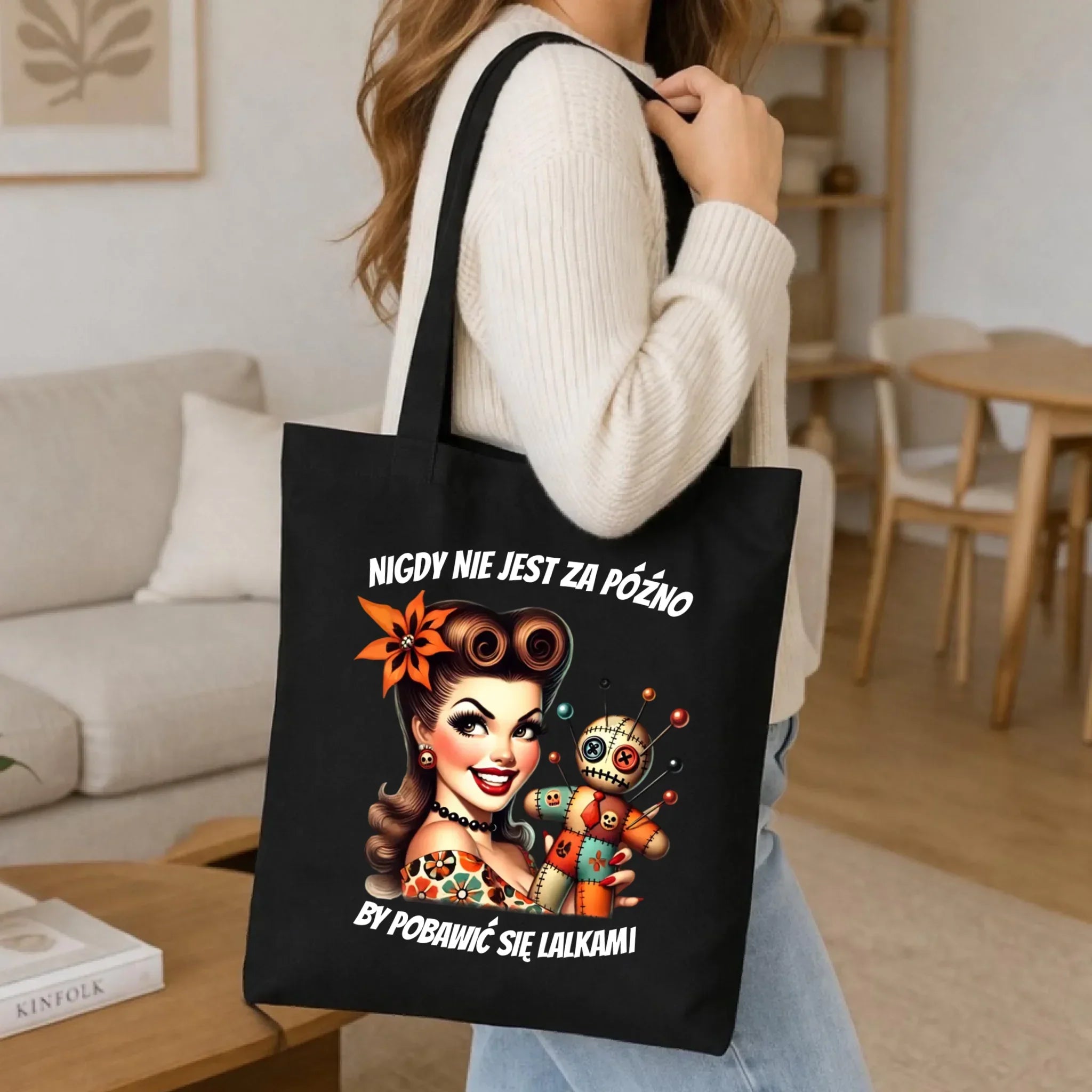 Torba dla niej - Laleczka Voodoo retro DZ21 - StoryCups.pl