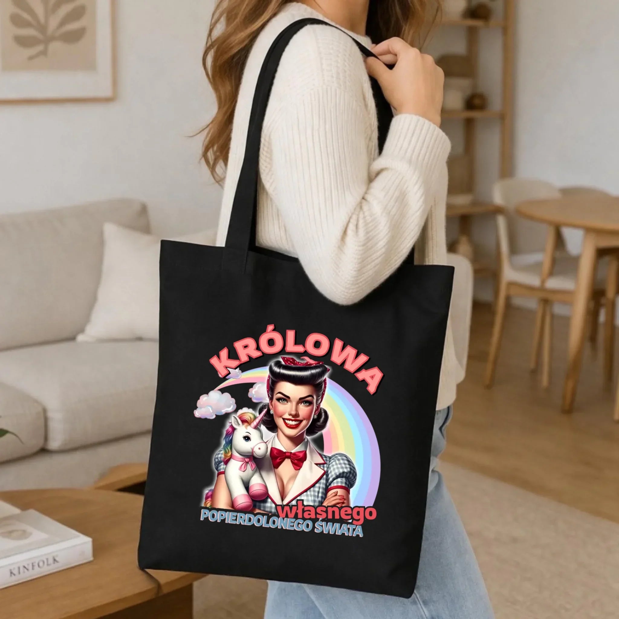 Torba retro – Królowa własnego popierd*onego świata - bez cenzury DZ08 - StoryCups.pl