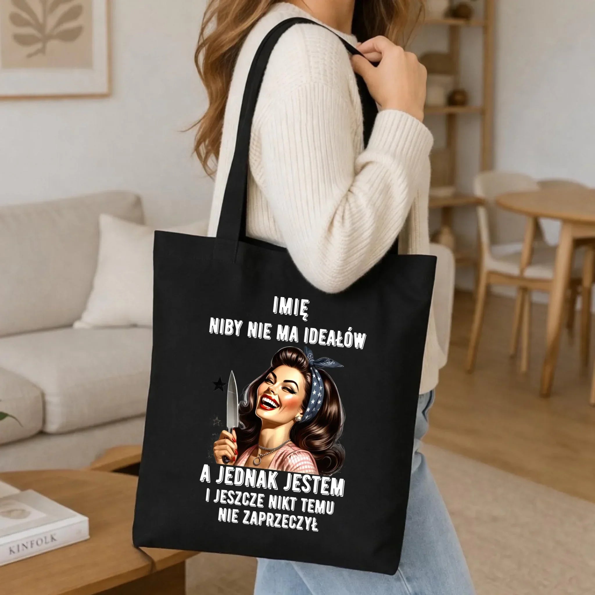 Torba - Niby nie ma ideałów - personalizowana DZ01 - StoryCups.pl
