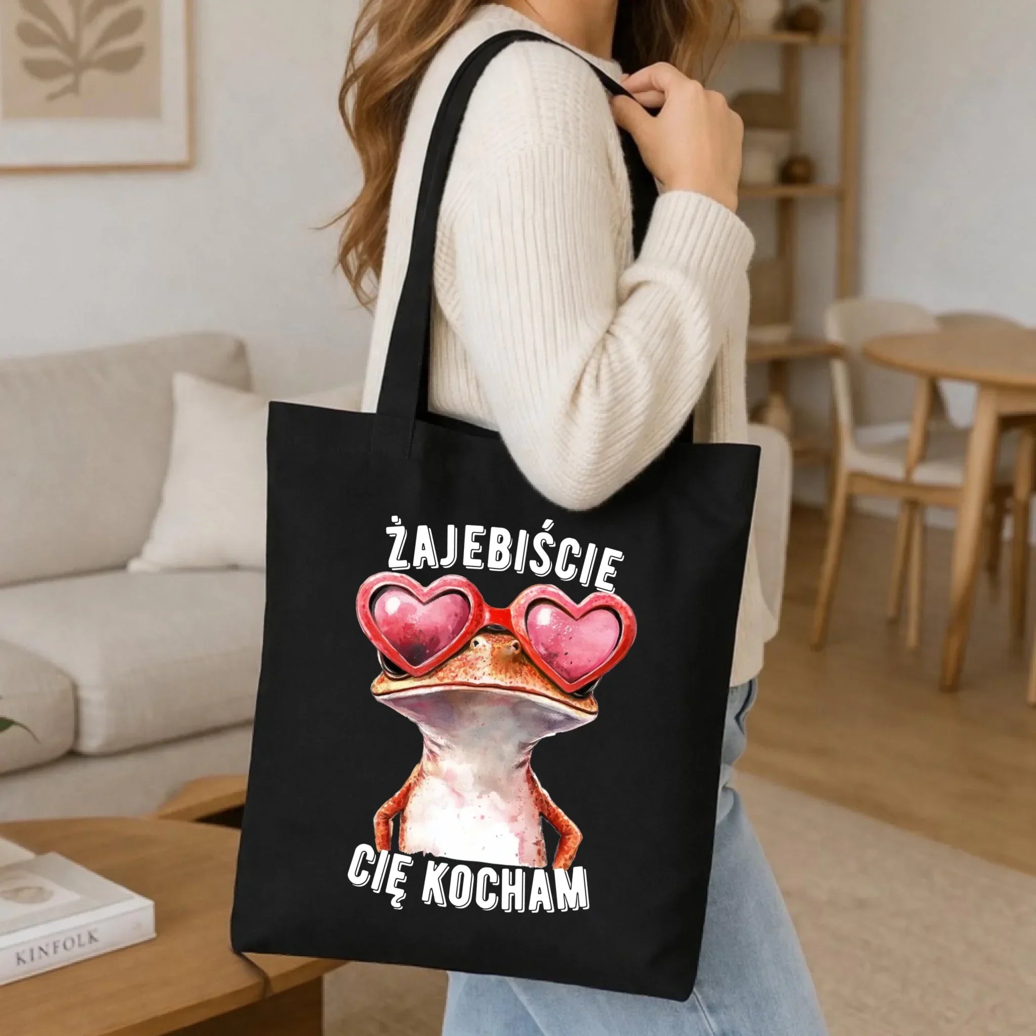 Torba dla par - Żajebiście Cię Kocham Żaba W17 - StoryCups.pl
