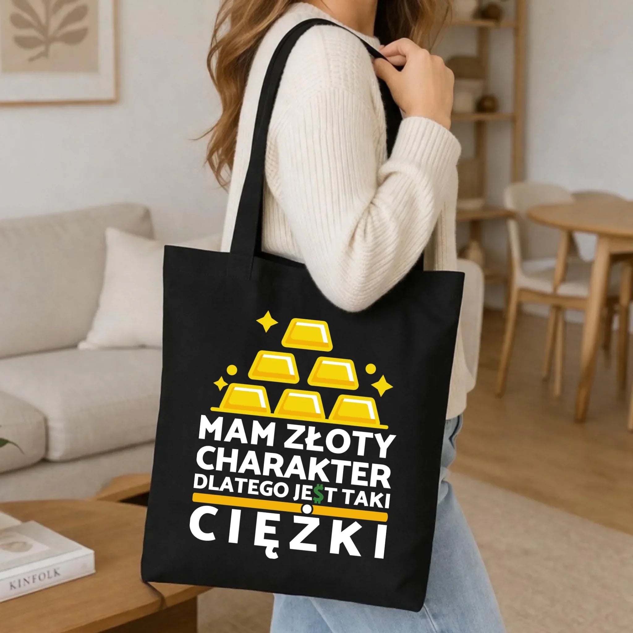 Torba - prezent dla chłopaka - Złoty charakter DCH16 - StoryCups.pl