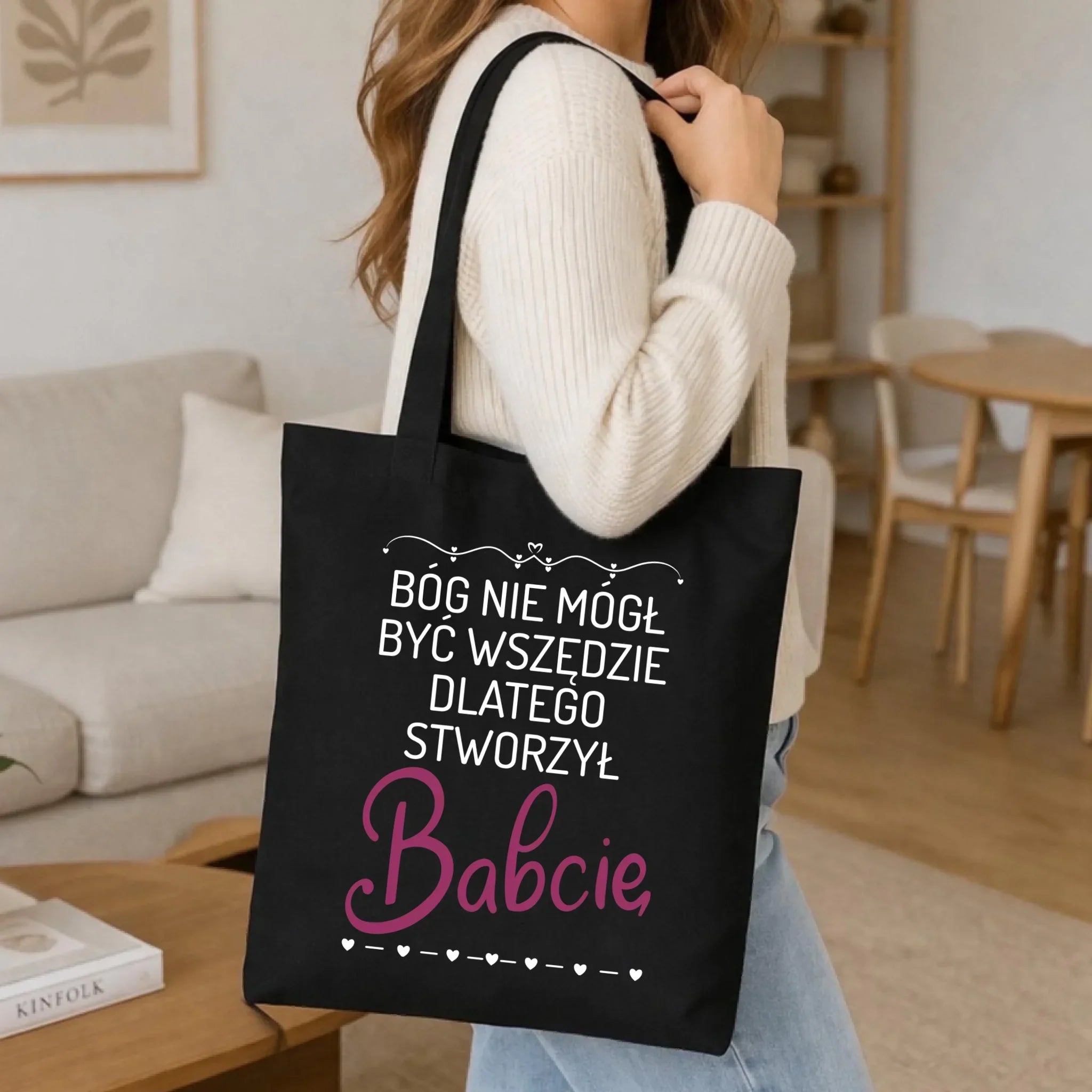 Torba dla babci - Bóg nie mógł być wszędzie dlatego stworzył babcię B09 - StoryCups.pl