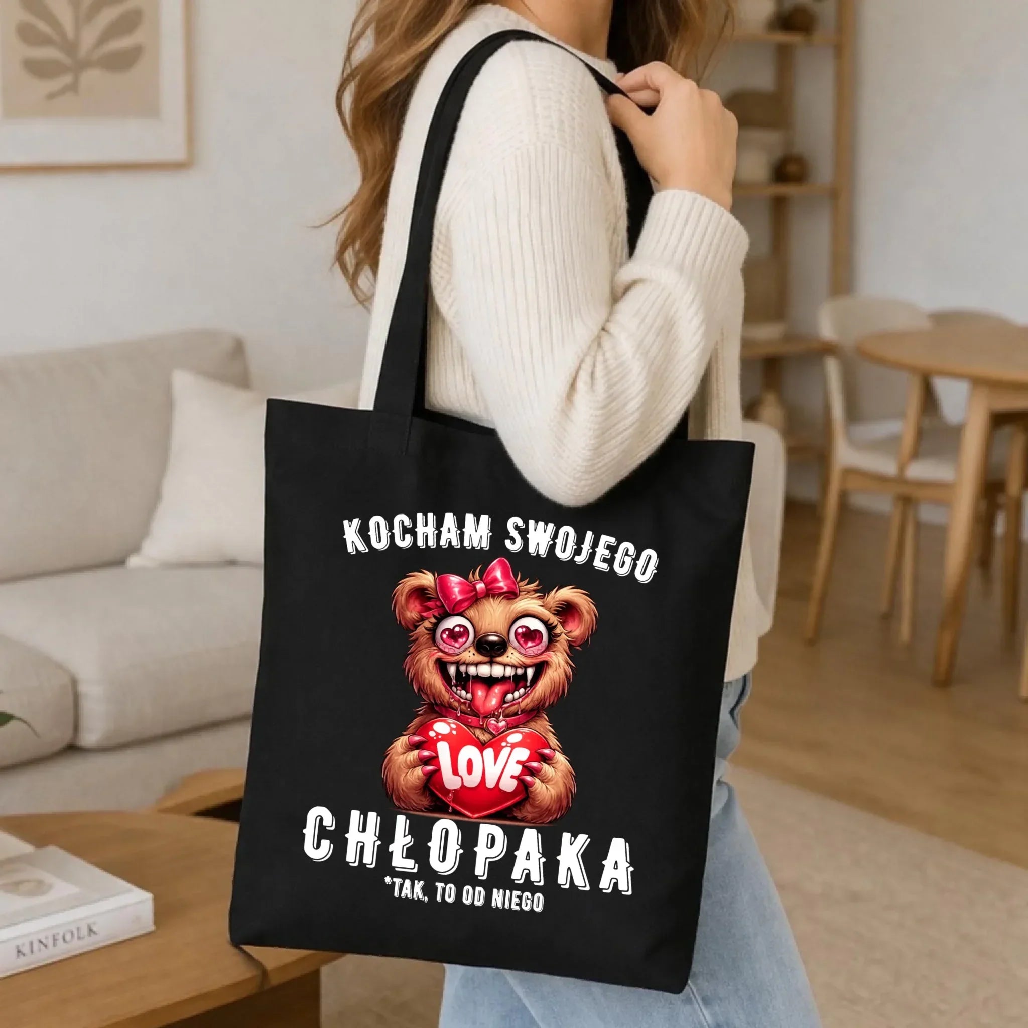 Torba dla dziewczyny - Kocham swojego chłopaka W89 - StoryCups.pl