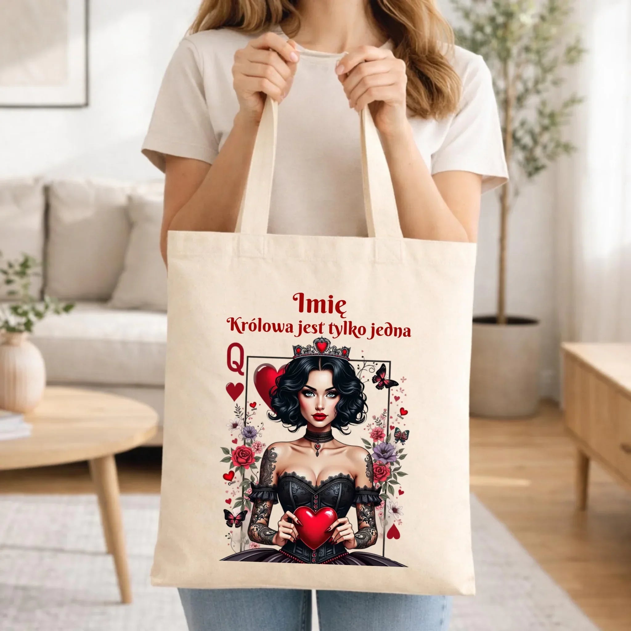 Torba dla niej - Królowa jest tylko jedna - personalizowana W46 - StoryCups.pl