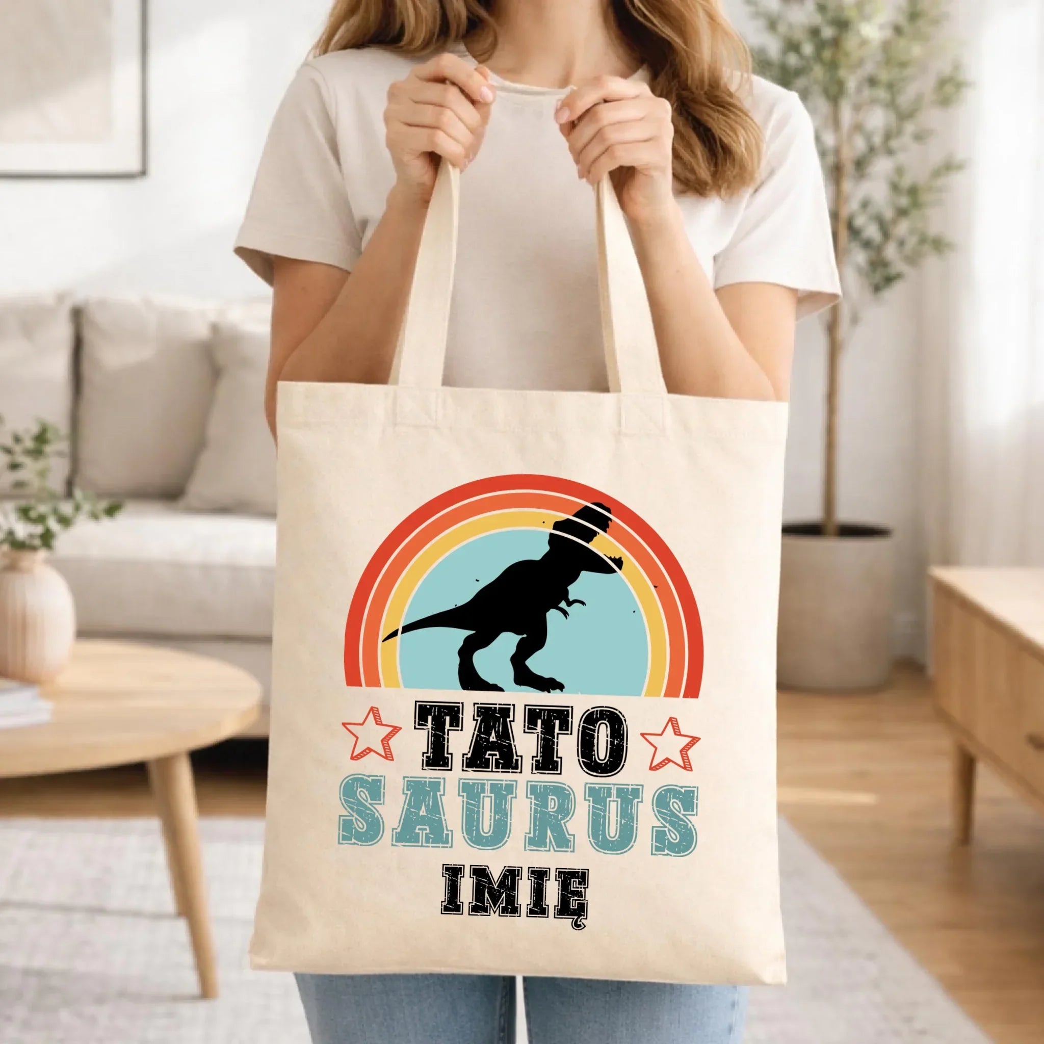 Torba dla taty - Tato Saurus - personalizowana DT03 - StoryCups.pl