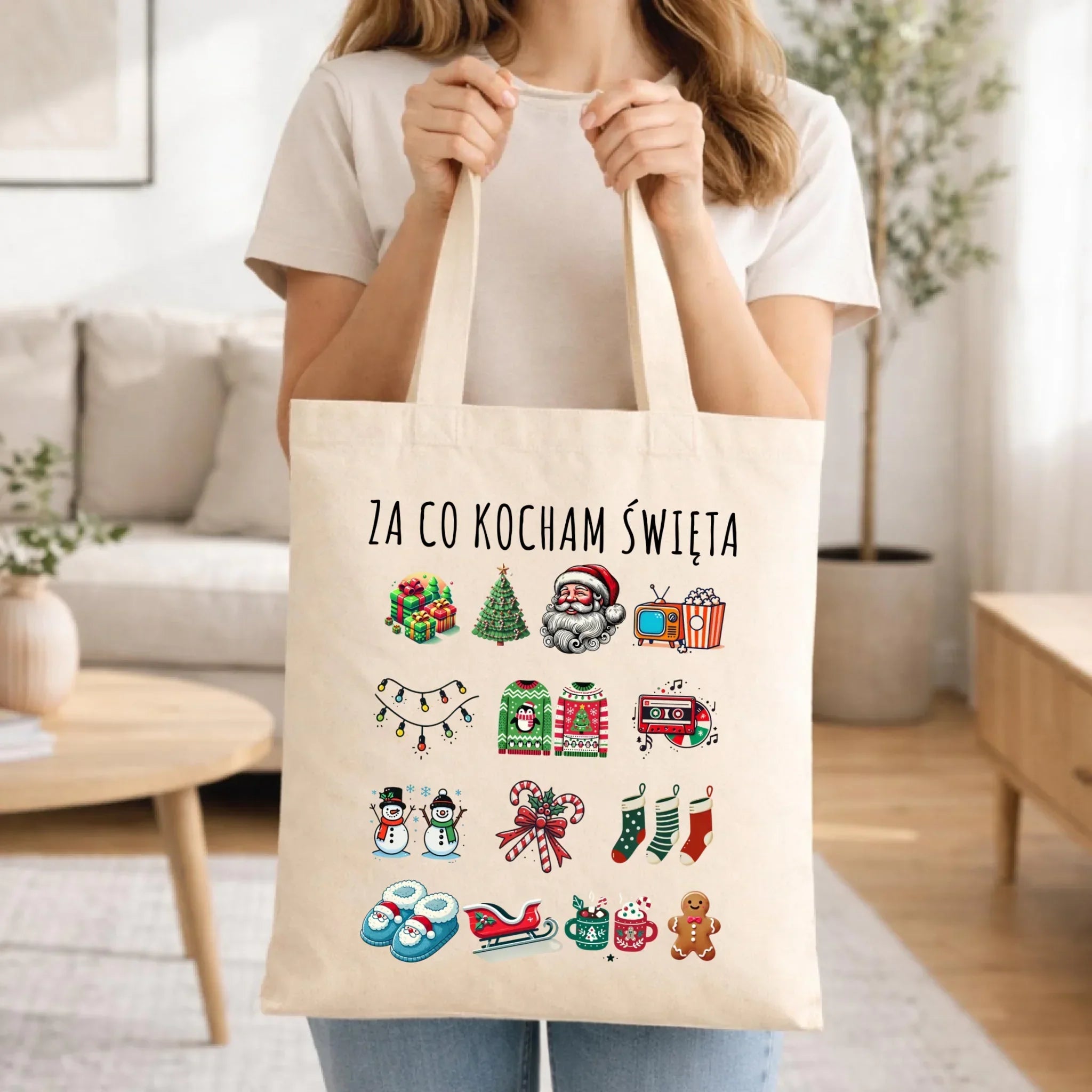 Torba świąteczna - Za co kocham święta BN130 - StoryCups.pl