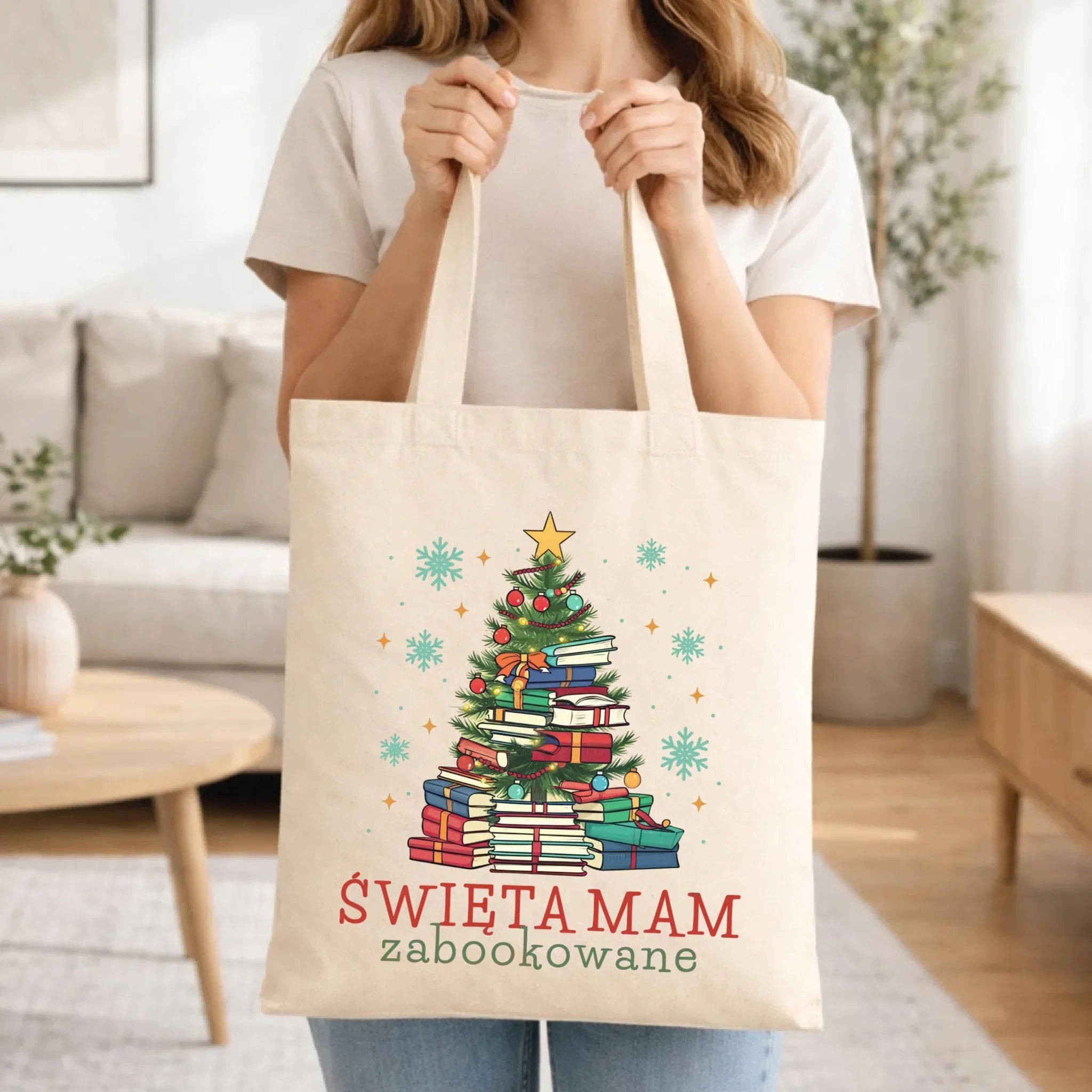 Torba świąteczna - Święta mam zabookowane BN05 - StoryCups.pl