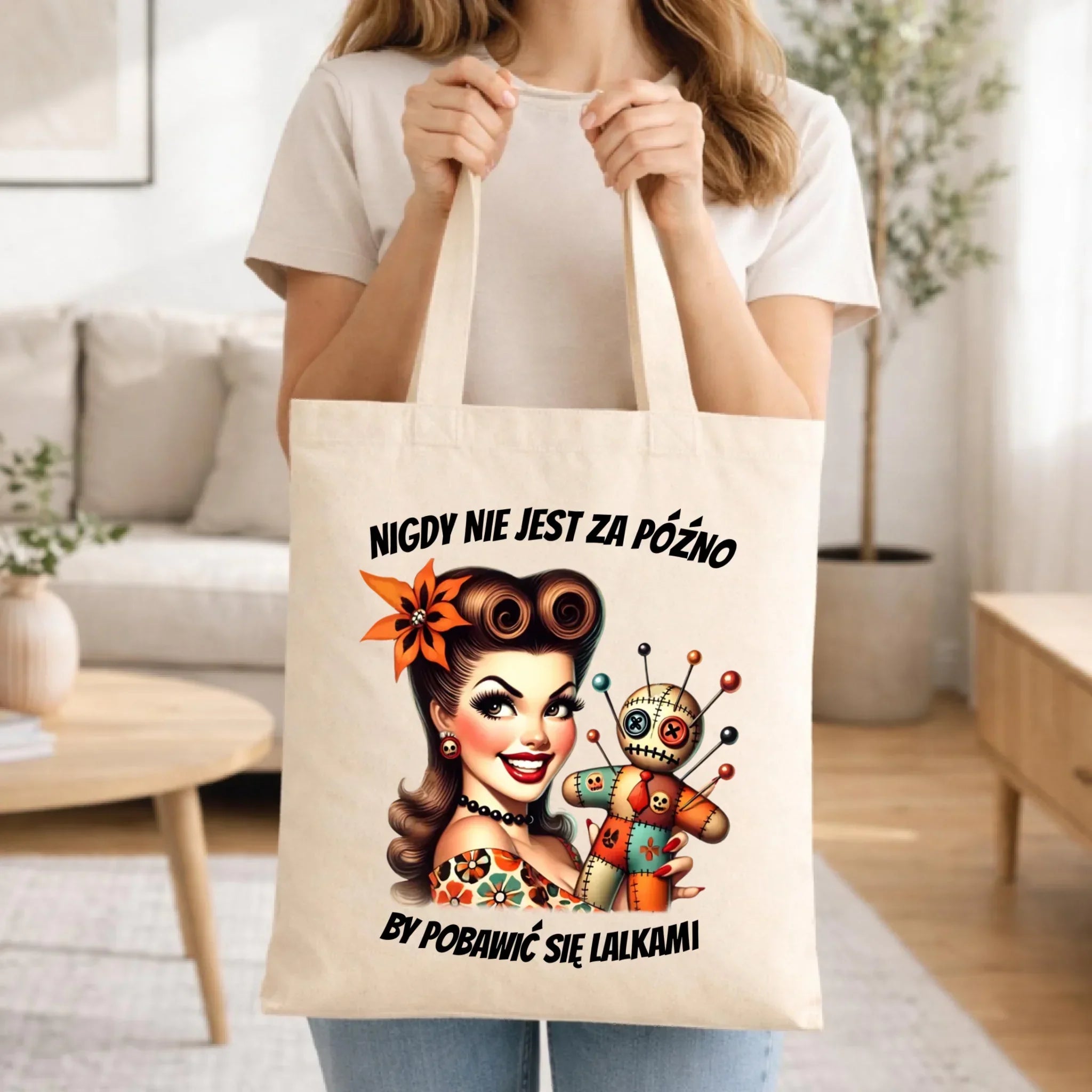 Torba dla niej - Laleczka Voodoo retro DZ21 - StoryCups.pl