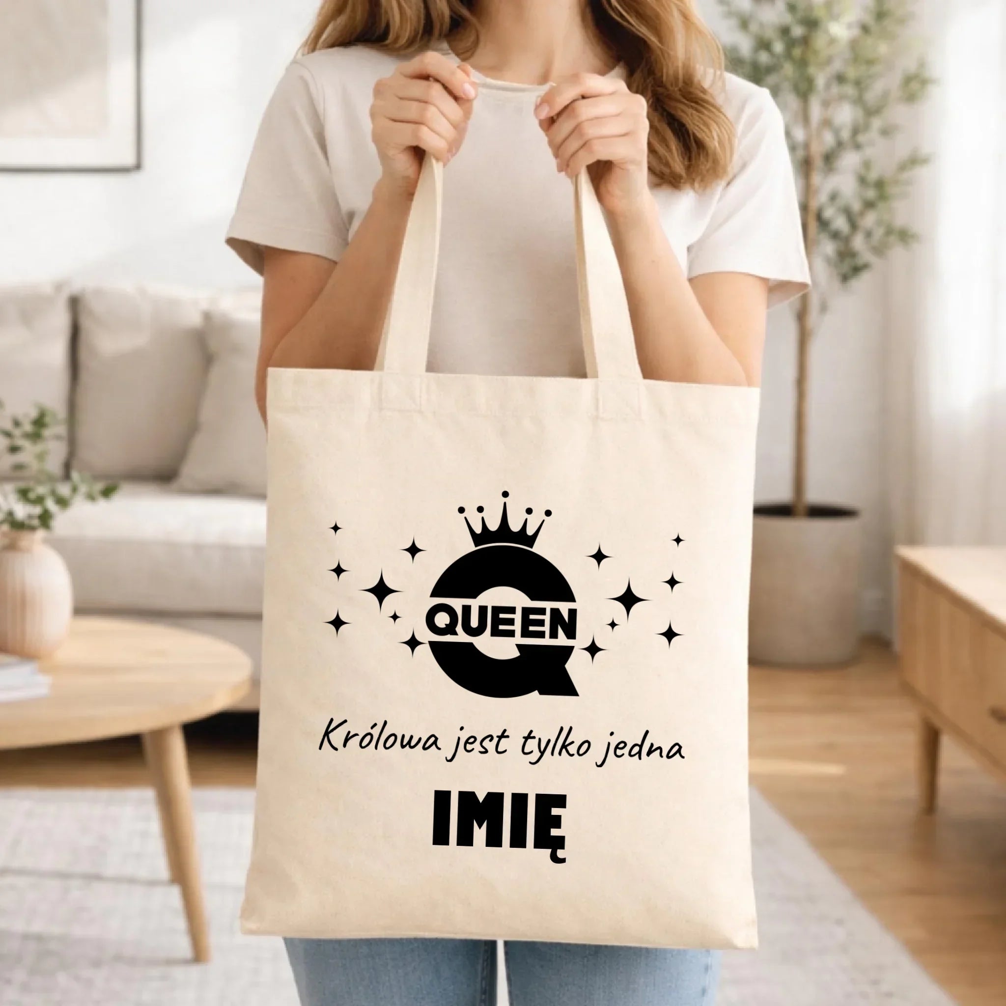 Torba dla niej - Queen Królowa jest tylko jedna - personalizowana W40 - StoryCups.pl