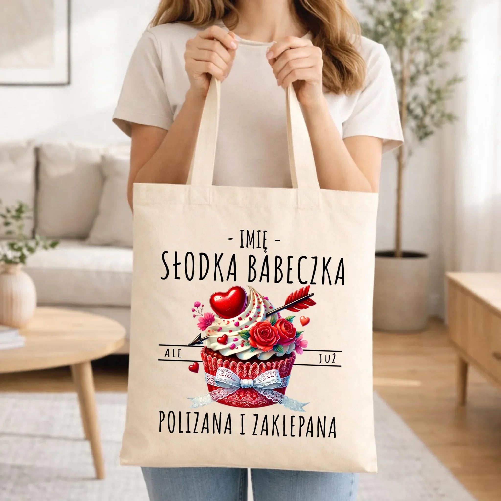 Torba - Słodka babeczka polizana i zaklepana - personalizowana W37 - StoryCups.pl