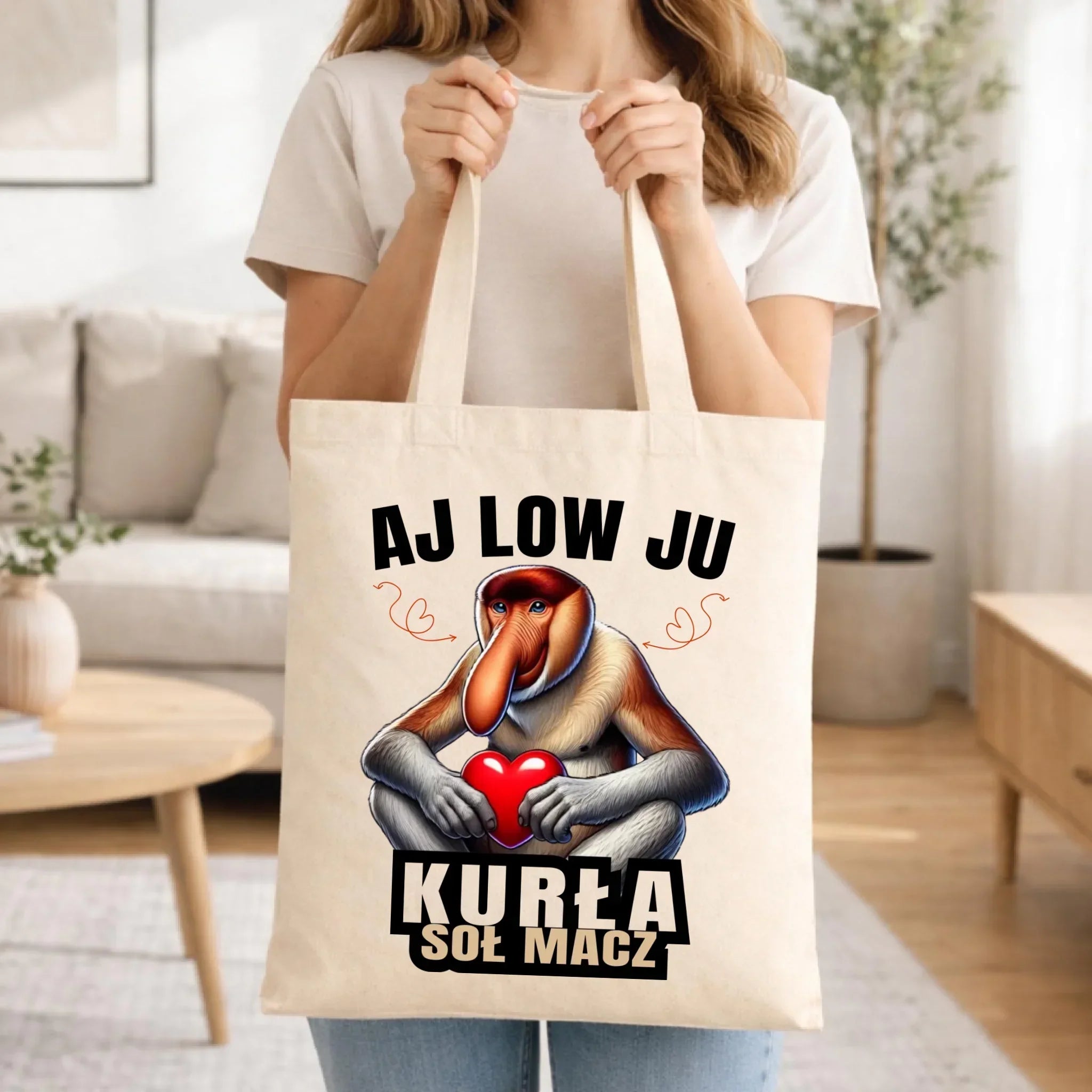 Torba dla par - Janusz nosacz - Aj low ju kurła W26 - StoryCups.pl