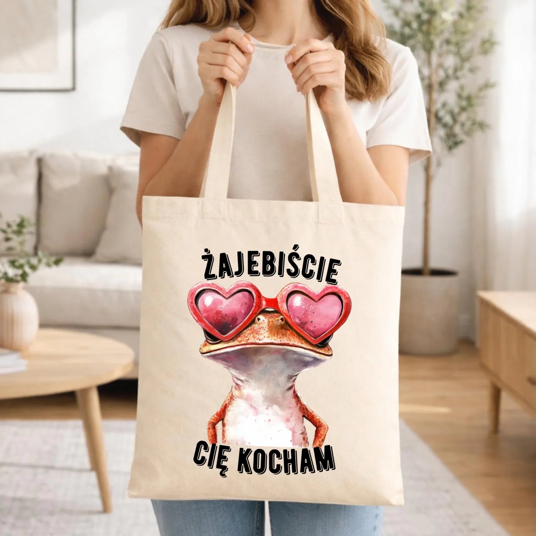 Torba dla par - Żajebiście Cię Kocham Żaba W17 - StoryCups.pl