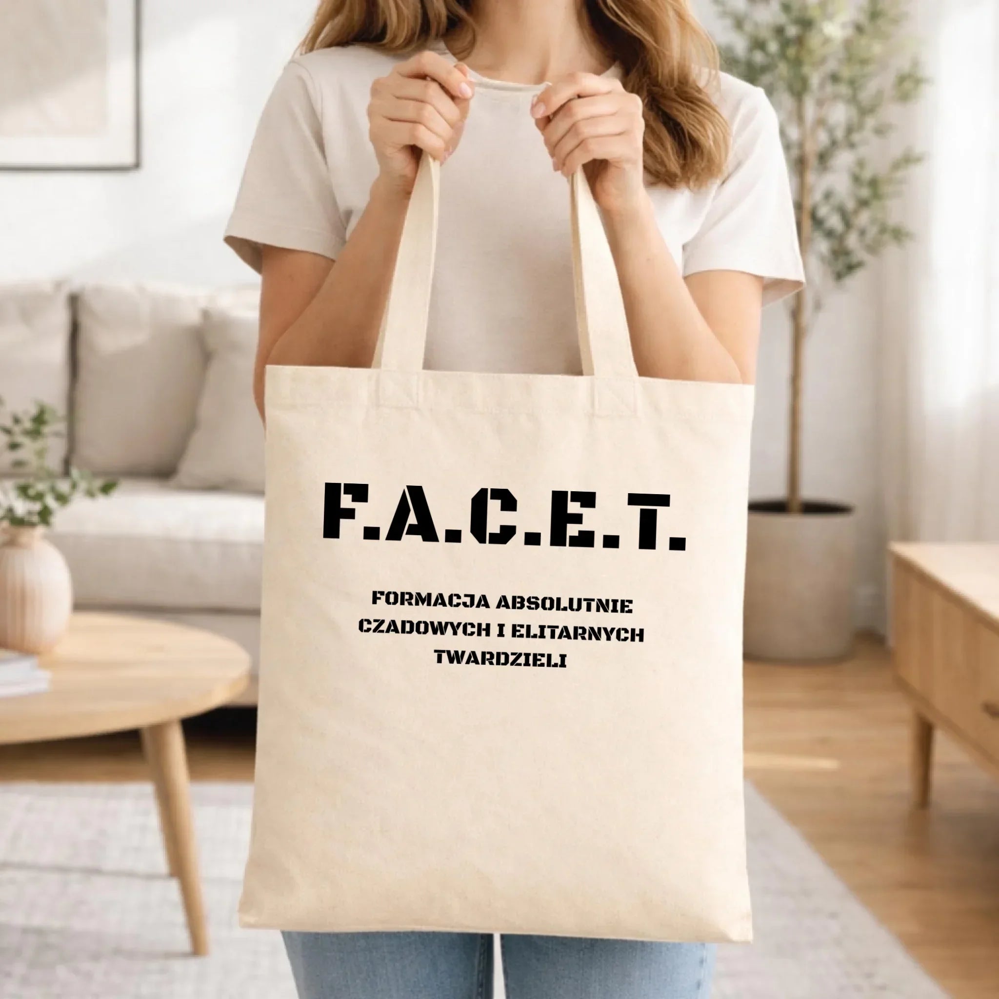 Torba - Prezent dla chłopaka kolegi - F.A.C.E.T. Formacja Absolutnie Czadowych i Elitarnych Twardzieli DCH23 - StoryCups.pl