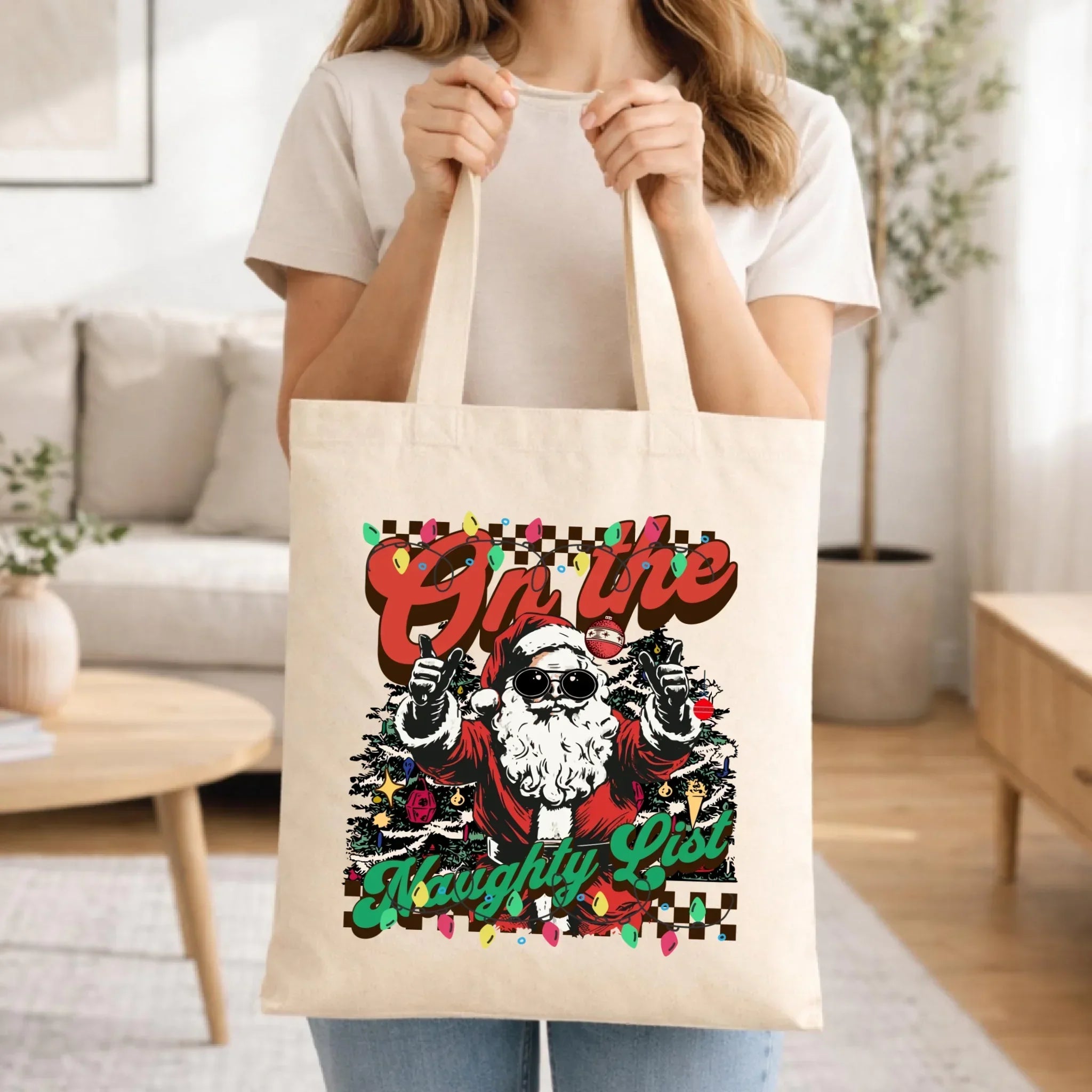 Torba świąteczna - On the Naughty List BN50 - StoryCups.pl