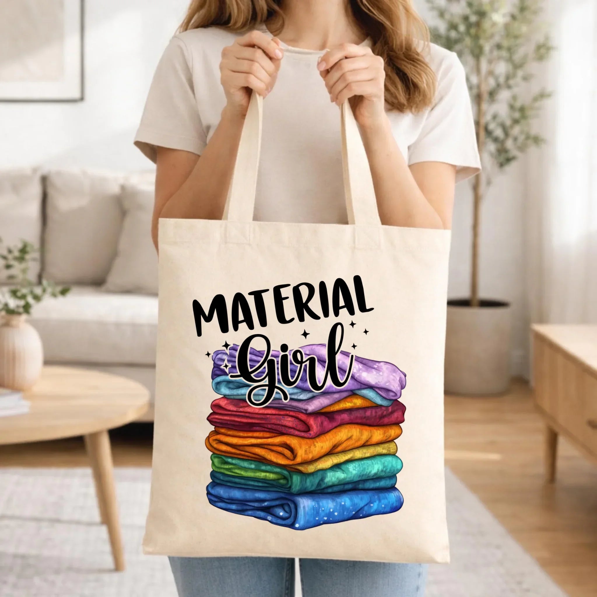 Torba szyciowa - prezent dla krawcowej - Material Girl HS02 - StoryCups.pl
