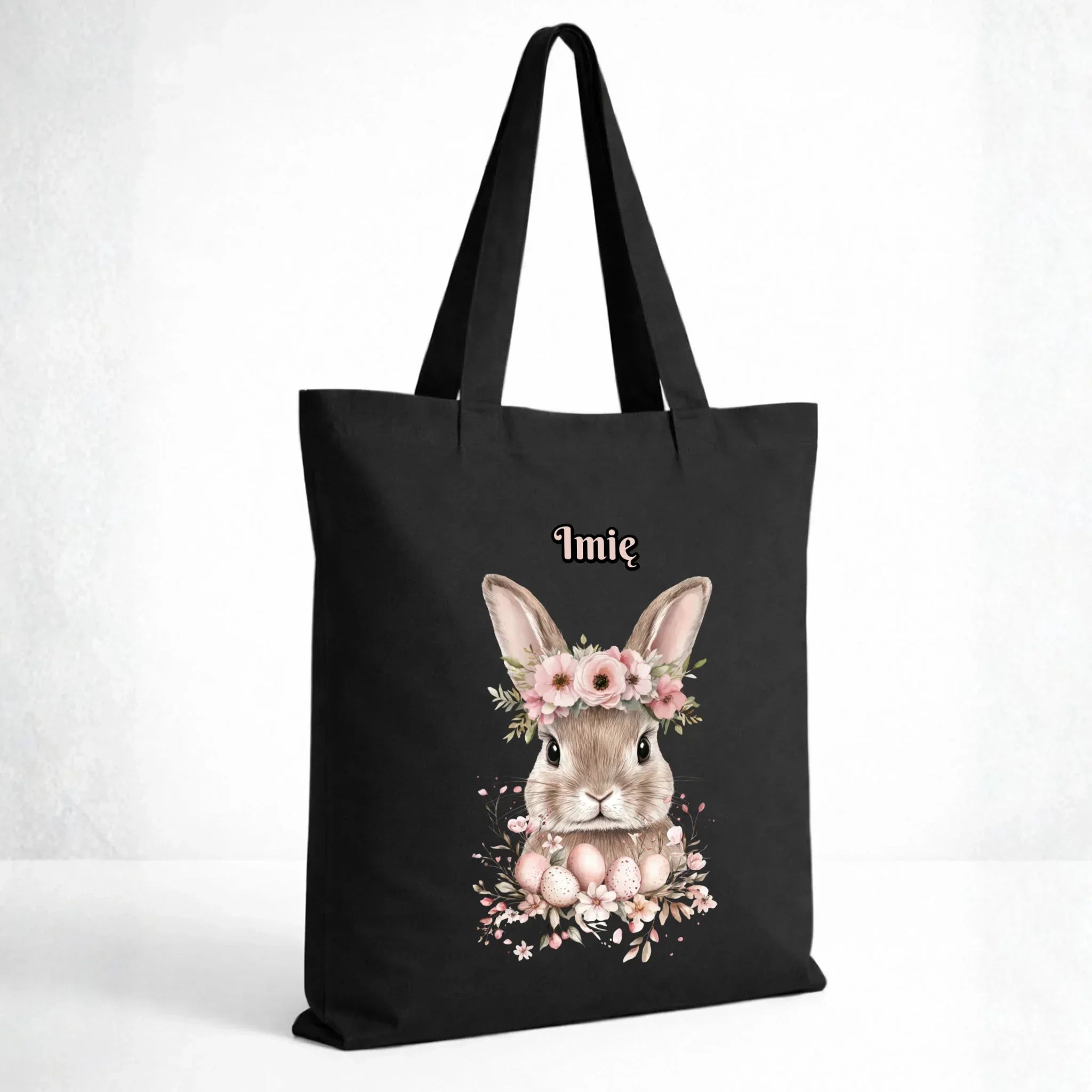 Torba na Wielkanoc - Zajączek Boho - personalizowana WN05 - StoryCups.pl