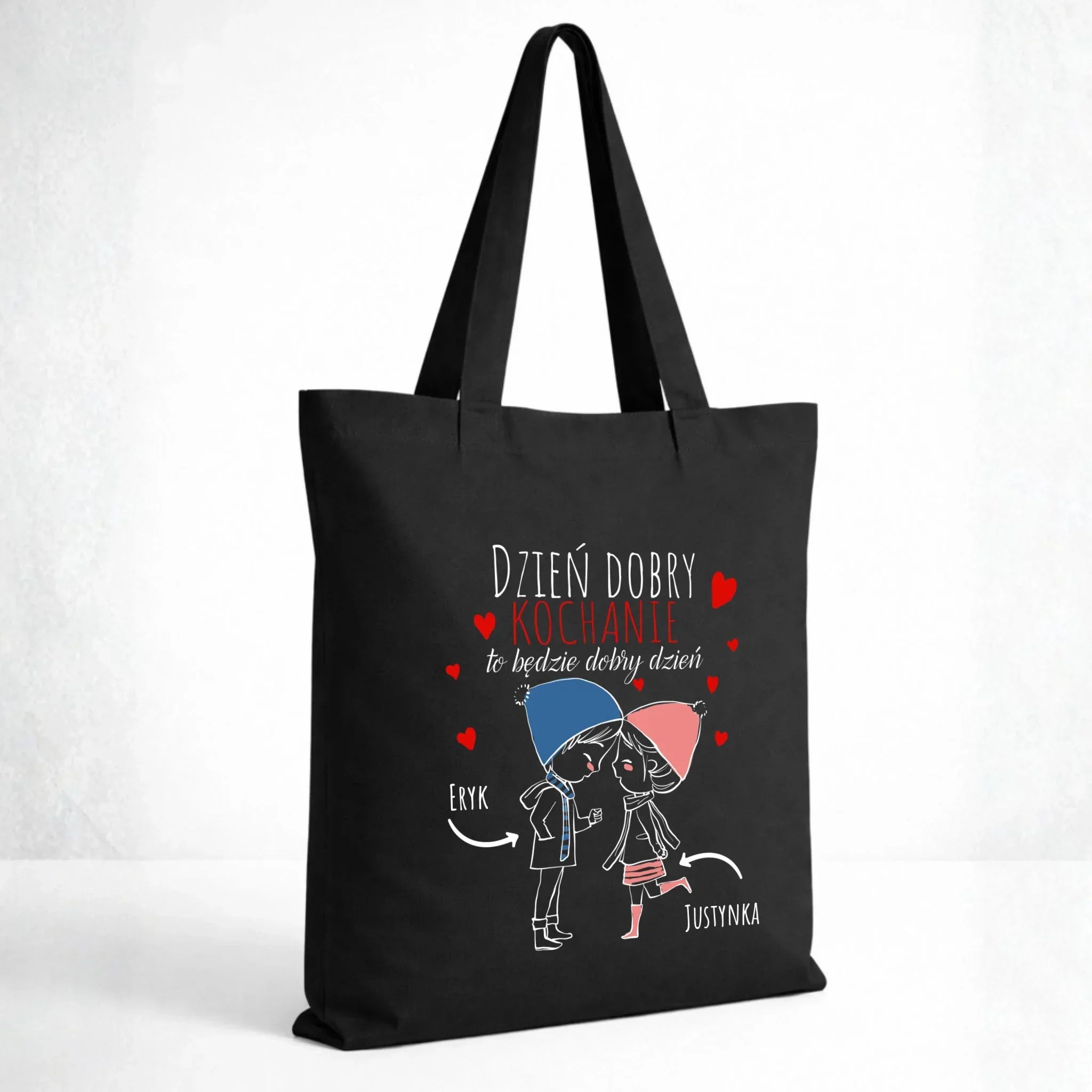 Torba dla par - Dzień dobry Kochanie - personalizowana W10 - StoryCups.pl