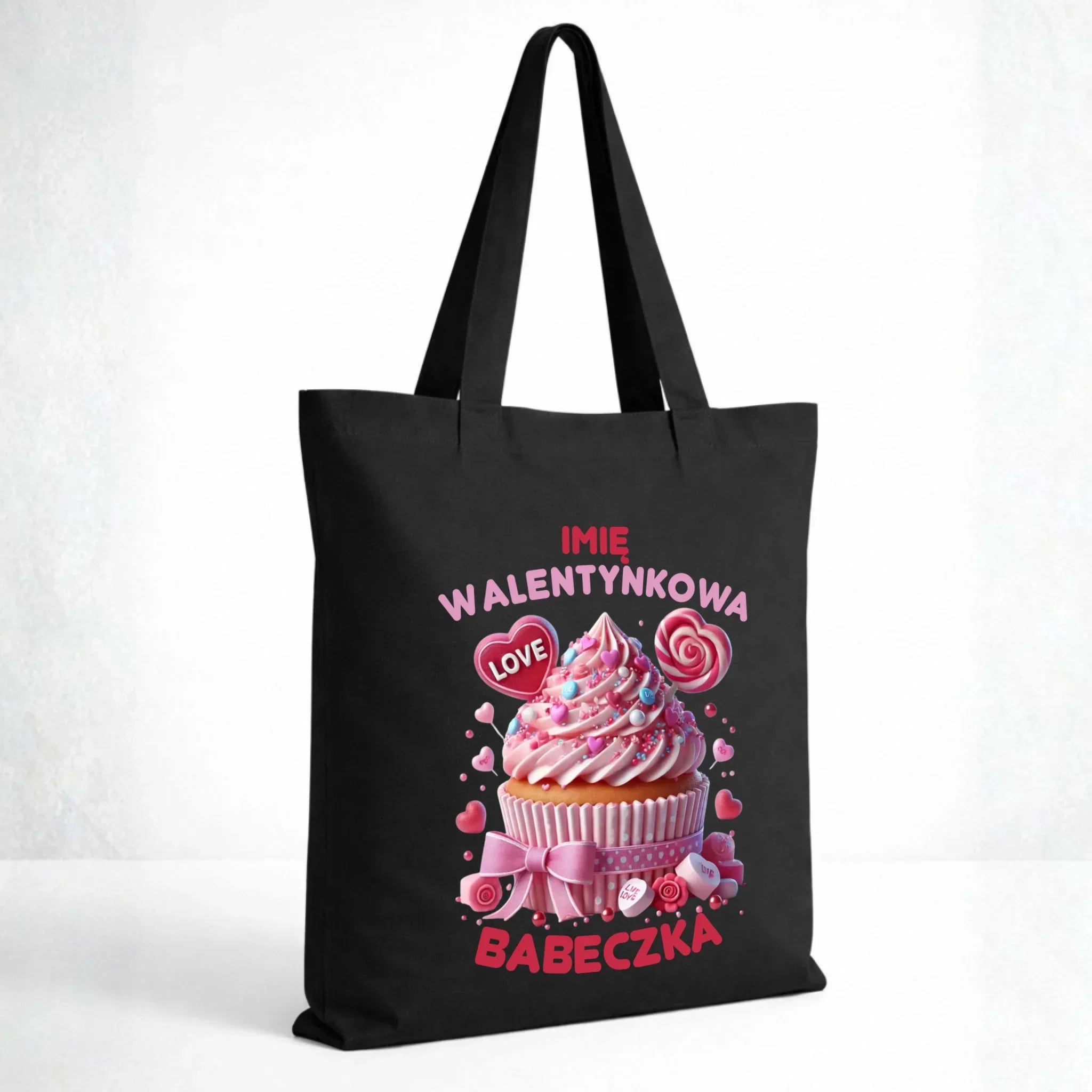 Torba na Walentynki - Walentynkowa Babeczka - personalizowana W21 - StoryCups.pl