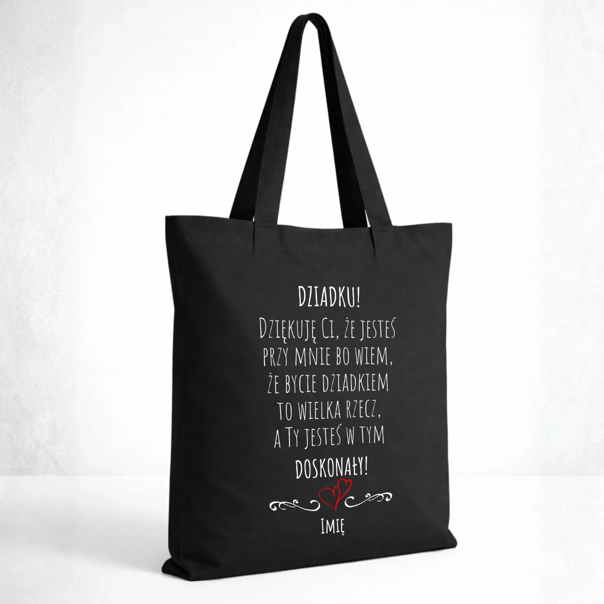 Torba dla dziadka - Dziadku jesteś doskonały dedykacja - personalizowana D22 - StoryCups.pl
