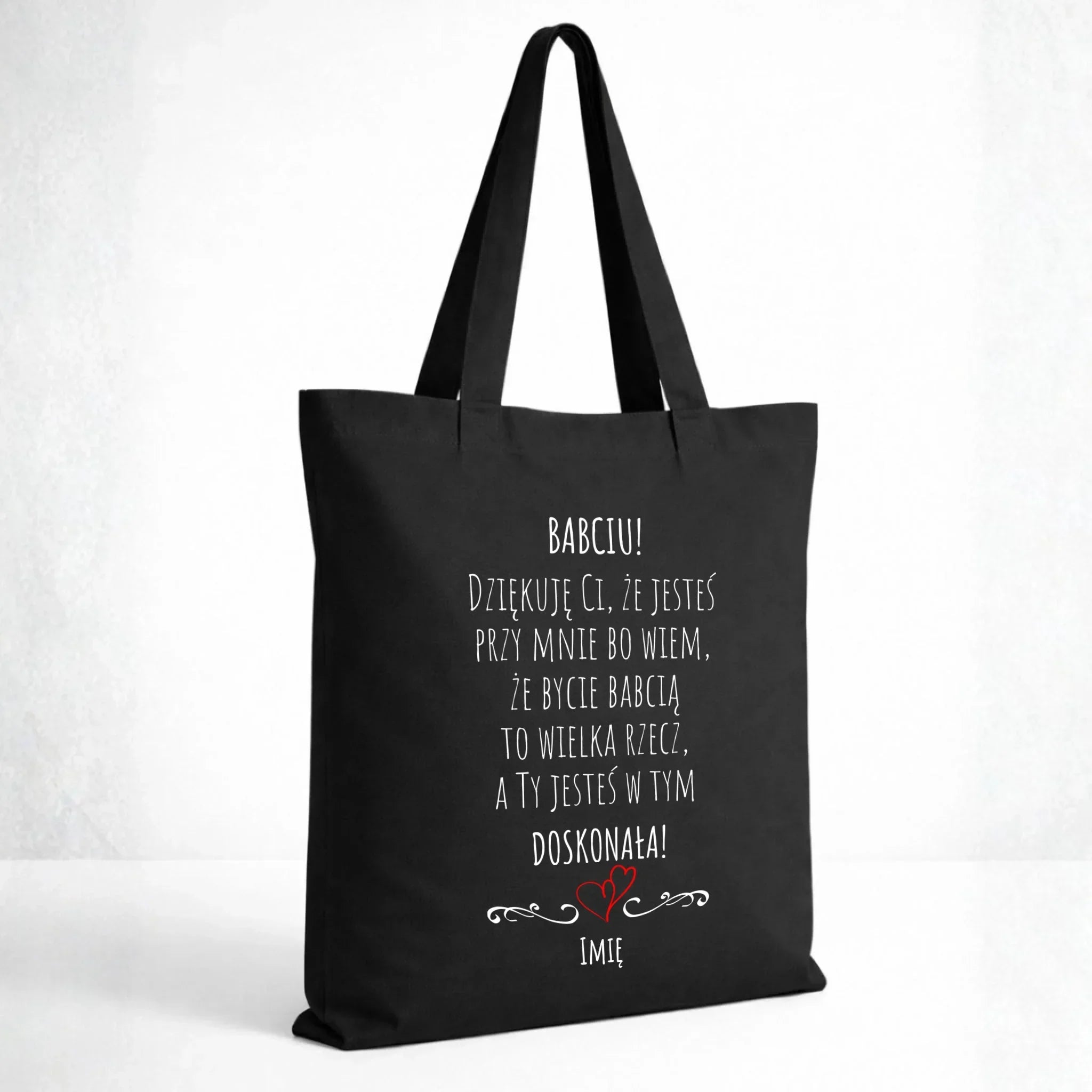 Torba dla babci - Babciu jesteś doskonała dedykacja - personalizowana B22 - StoryCups.pl
