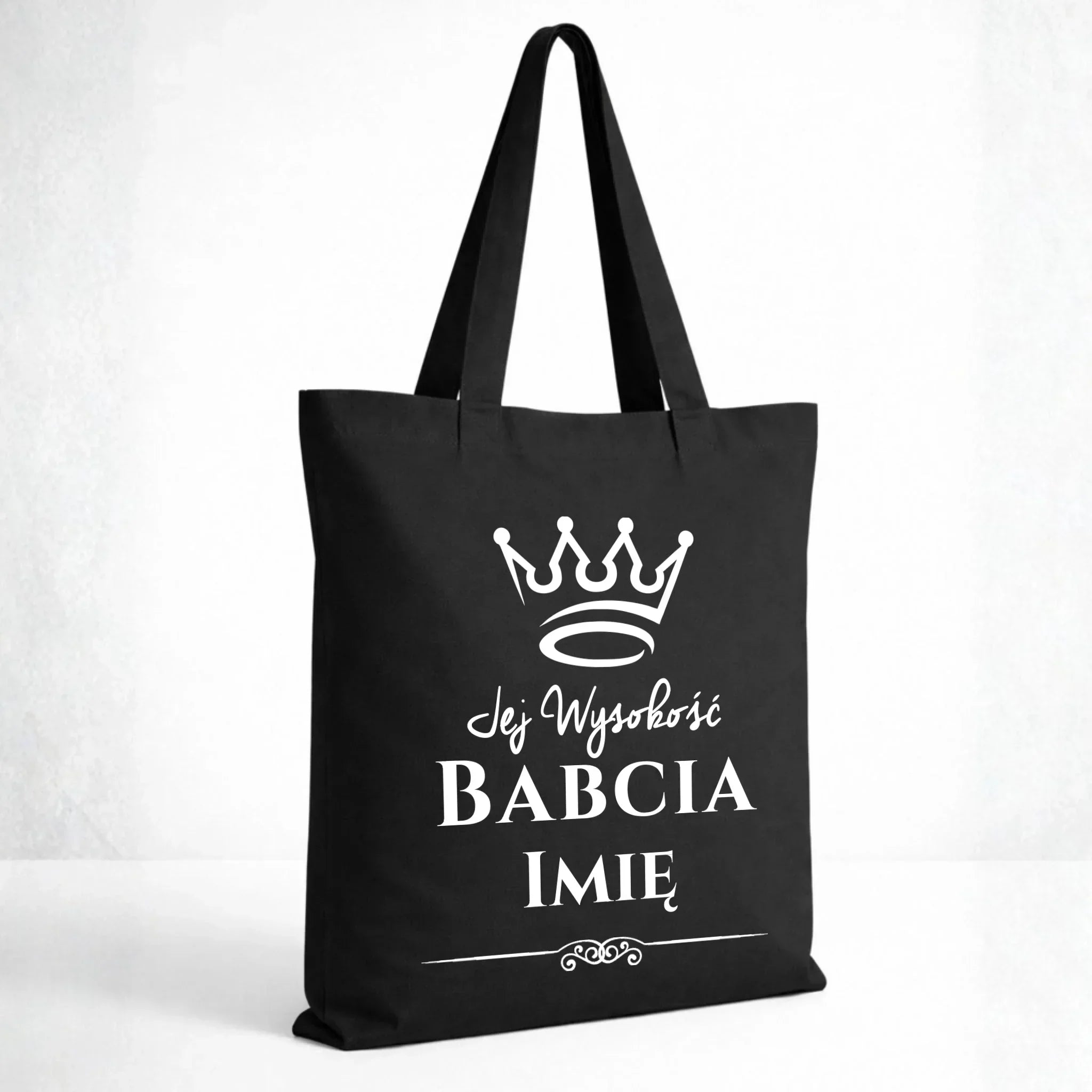 Torba dla babci - Jej Wysokość Babcia - personalizowana B11 - StoryCups.pl