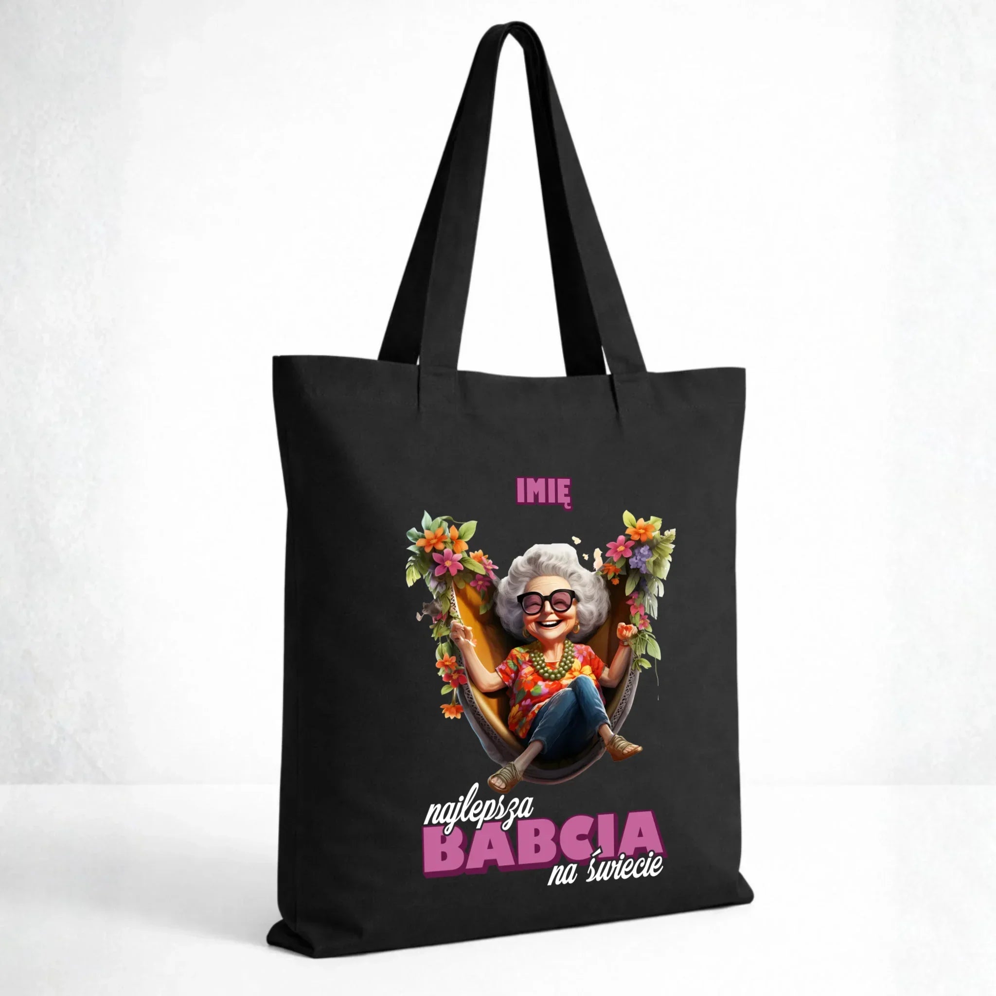 Torba dla babci - Najlepsza Babcia na świecie - personalizowana B14 - StoryCups.pl