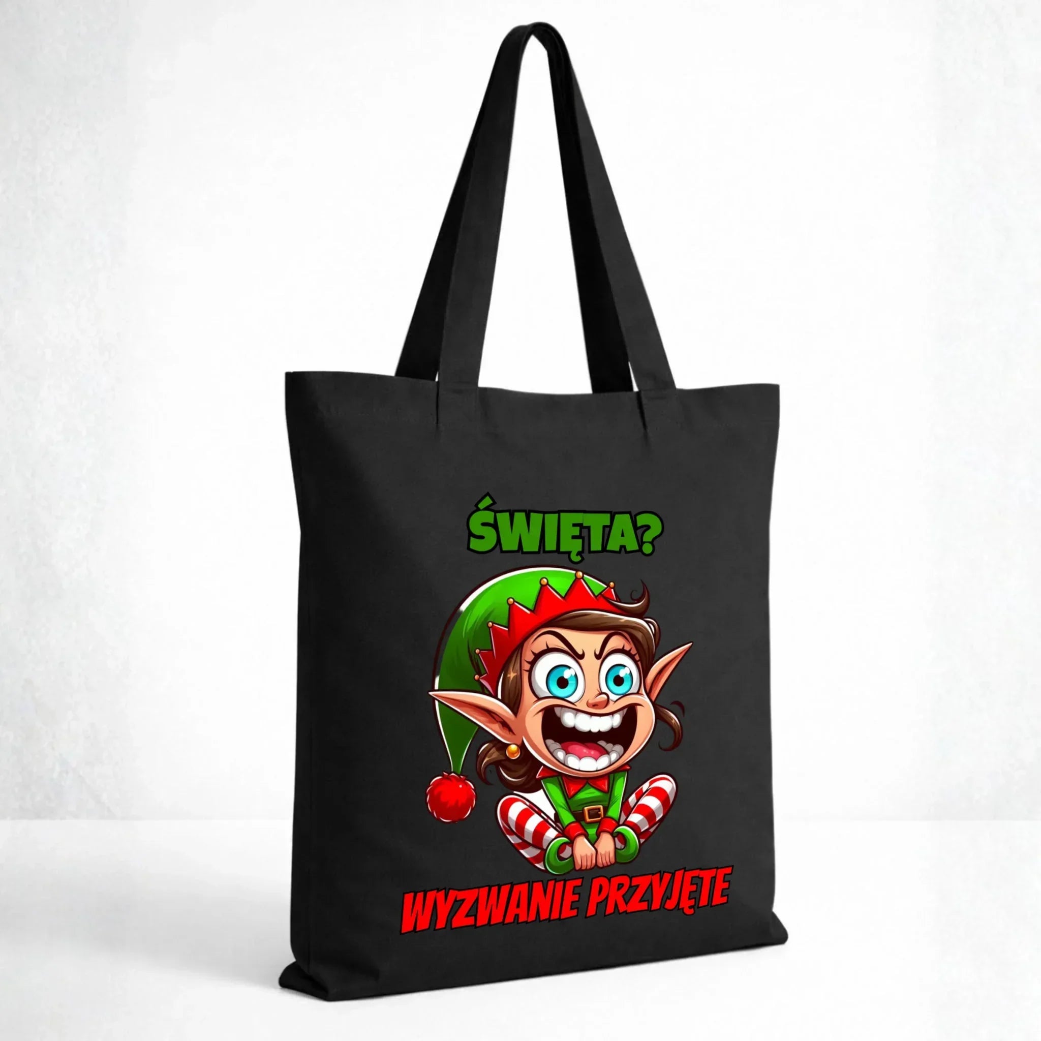 Torba świąteczna - Skrzat Wyzwanie przyjęte BN100 - StoryCups.pl