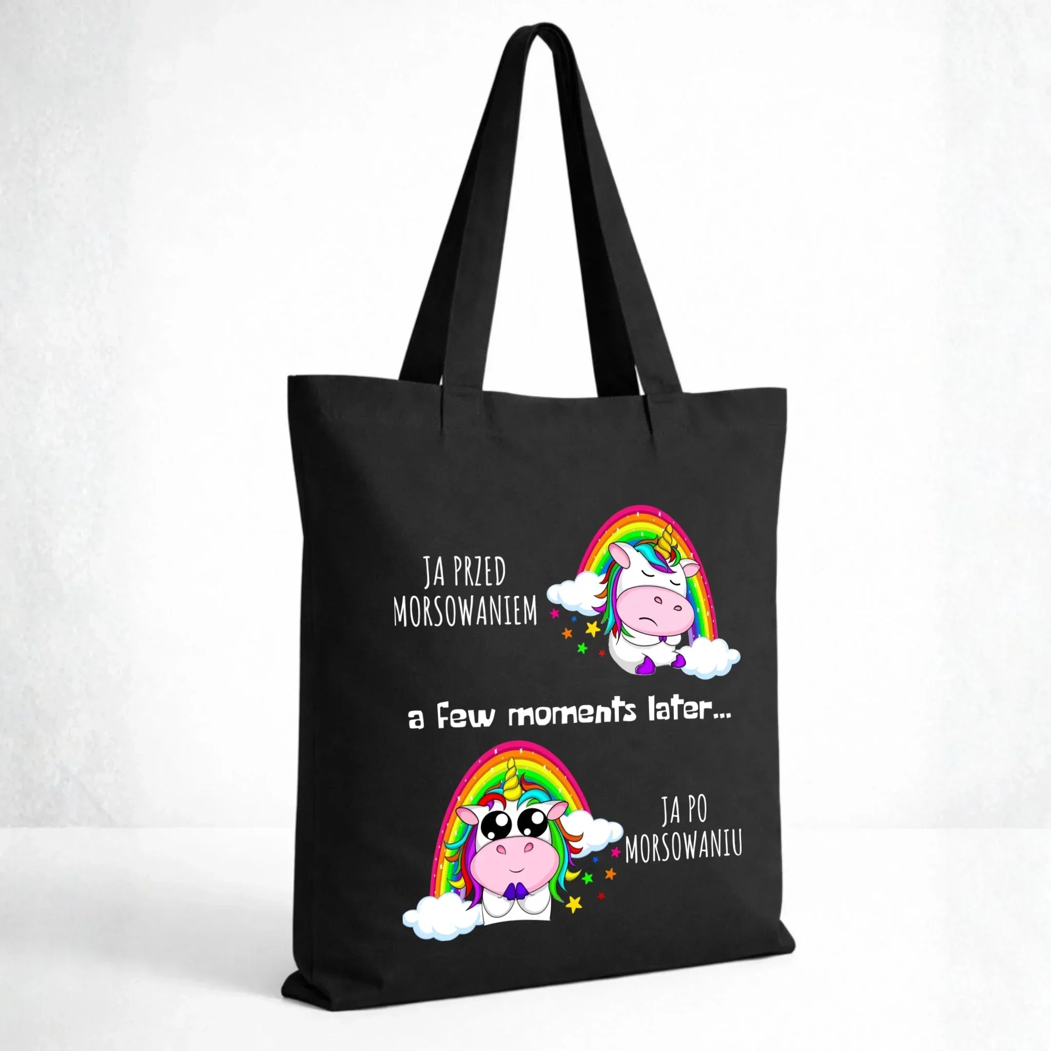 Torba - prezent dla morsa - Jednorożec - Ja po morsowaniu HM11 - StoryCups.pl