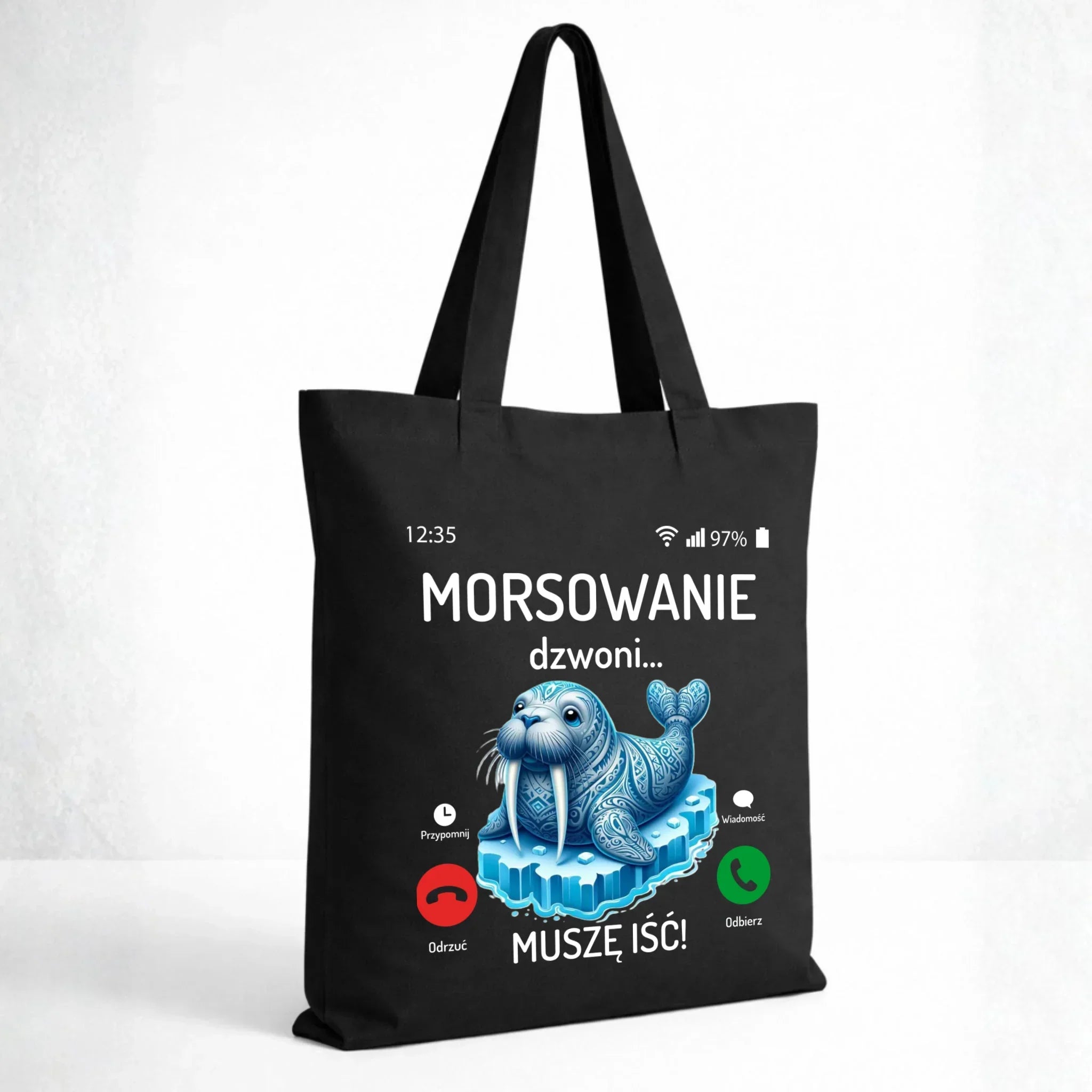 Torba - prezent dla morsa - Morsowanie dzwoni muszę iść - Mors HM04 - StoryCups.pl