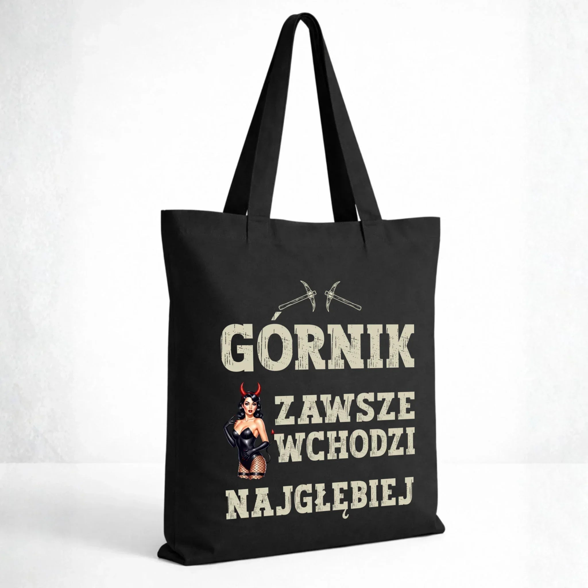 Torba - prezent dla górnika - Górnik zawsze wchodzi najgłębiej G22 - StoryCups.pl