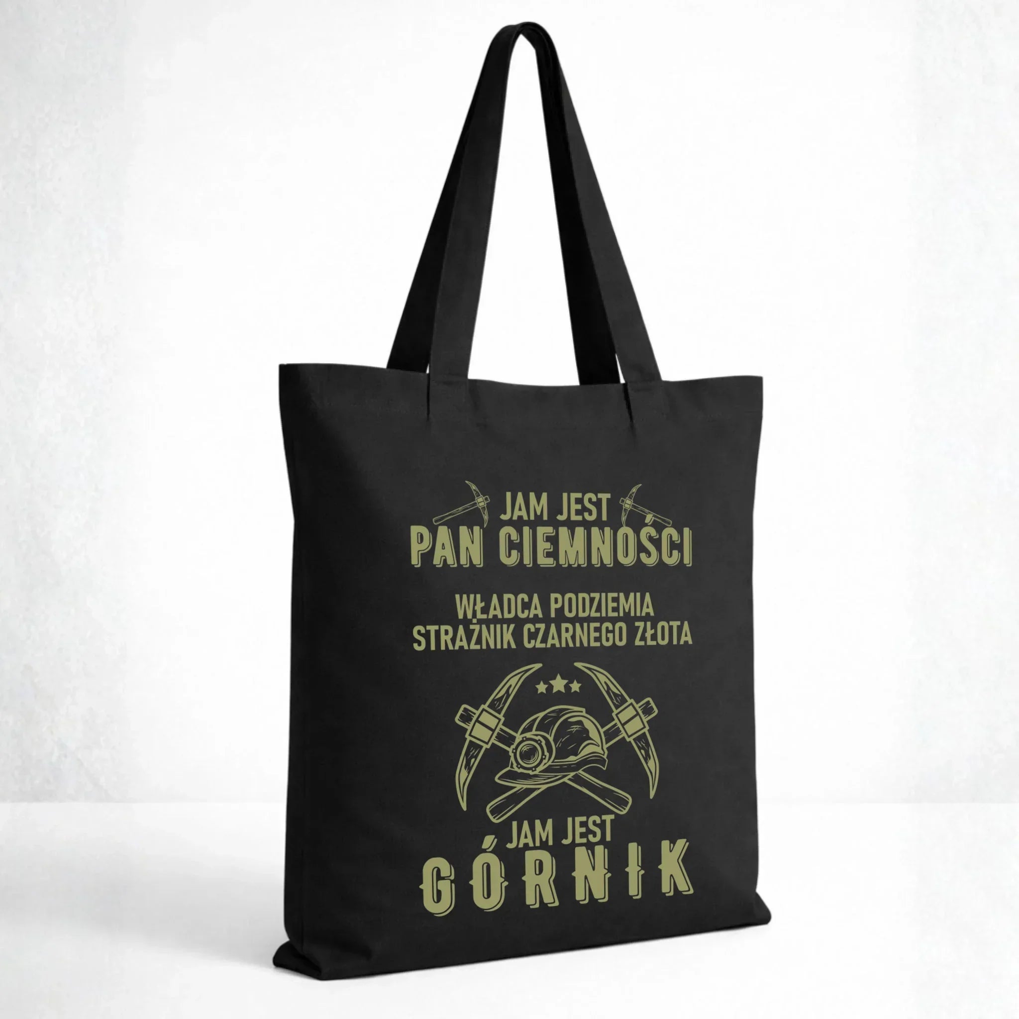 Torba - prezent dla górnika - Pan ciemności jam jest górnik G04 - StoryCups.pl