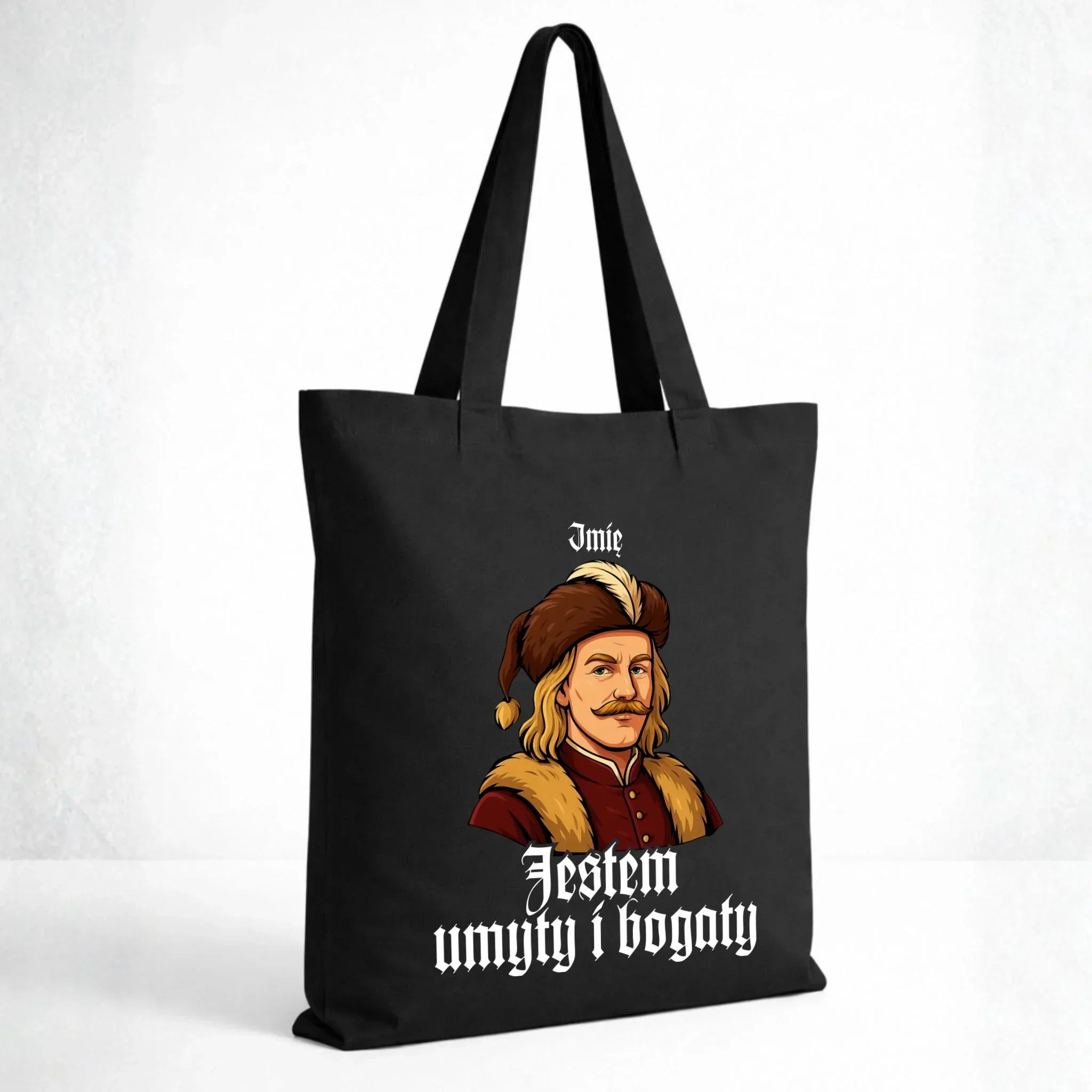 Torba - Jestem umyty i bogaty - dla fanów serialu 1670 - personalizowana H60 - StoryCups.pl