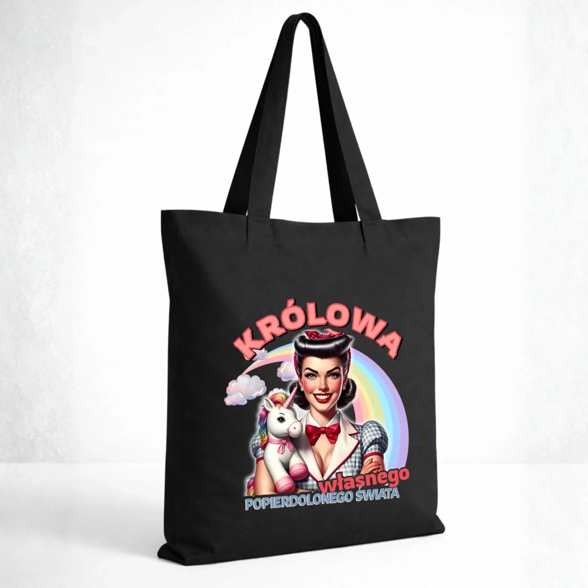 Torba retro – Królowa własnego popierd*onego świata - bez cenzury DZ08 - StoryCups.pl