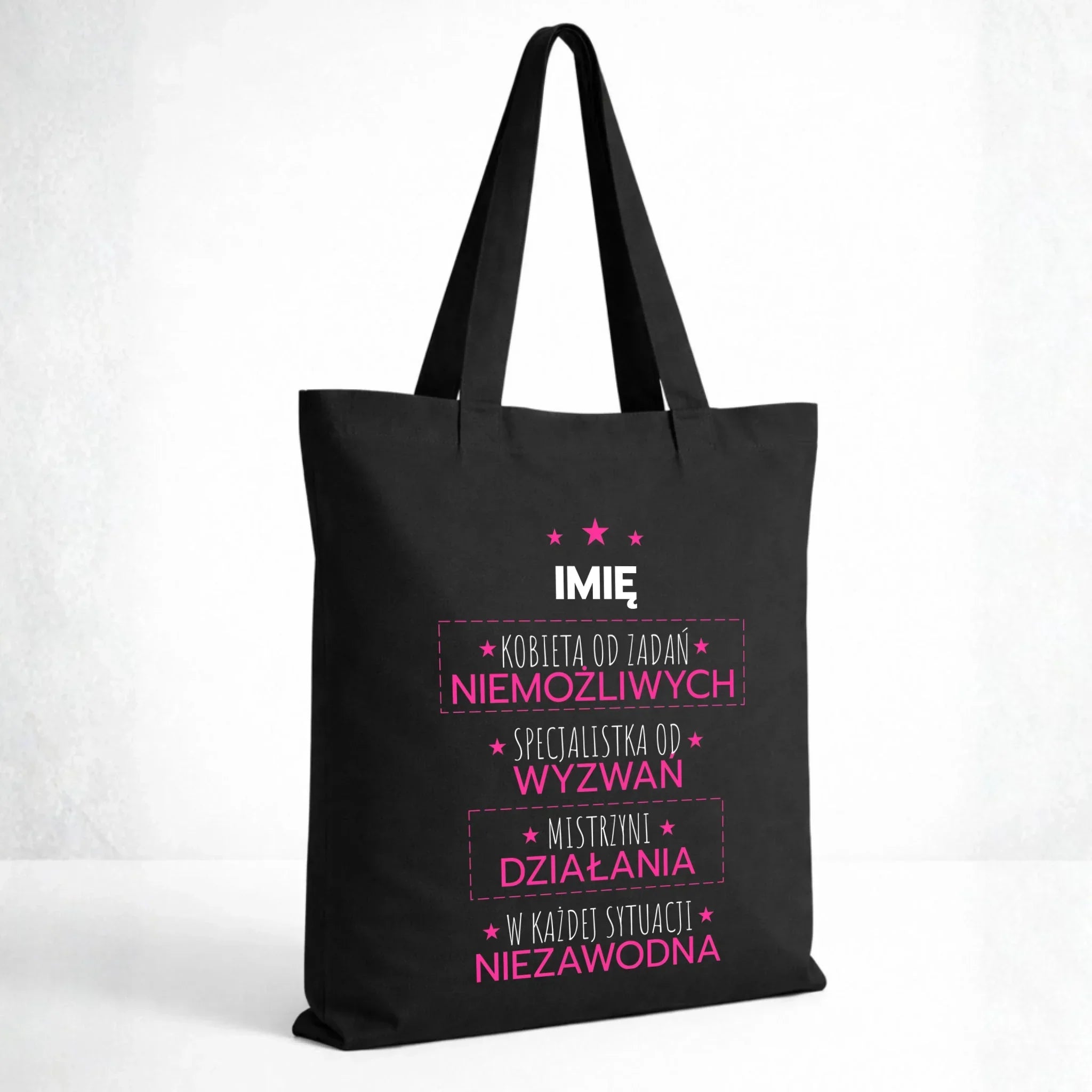 Torba - Kobieta od zadań niemożliwych - personalizowana DZ19 - StoryCups.pl