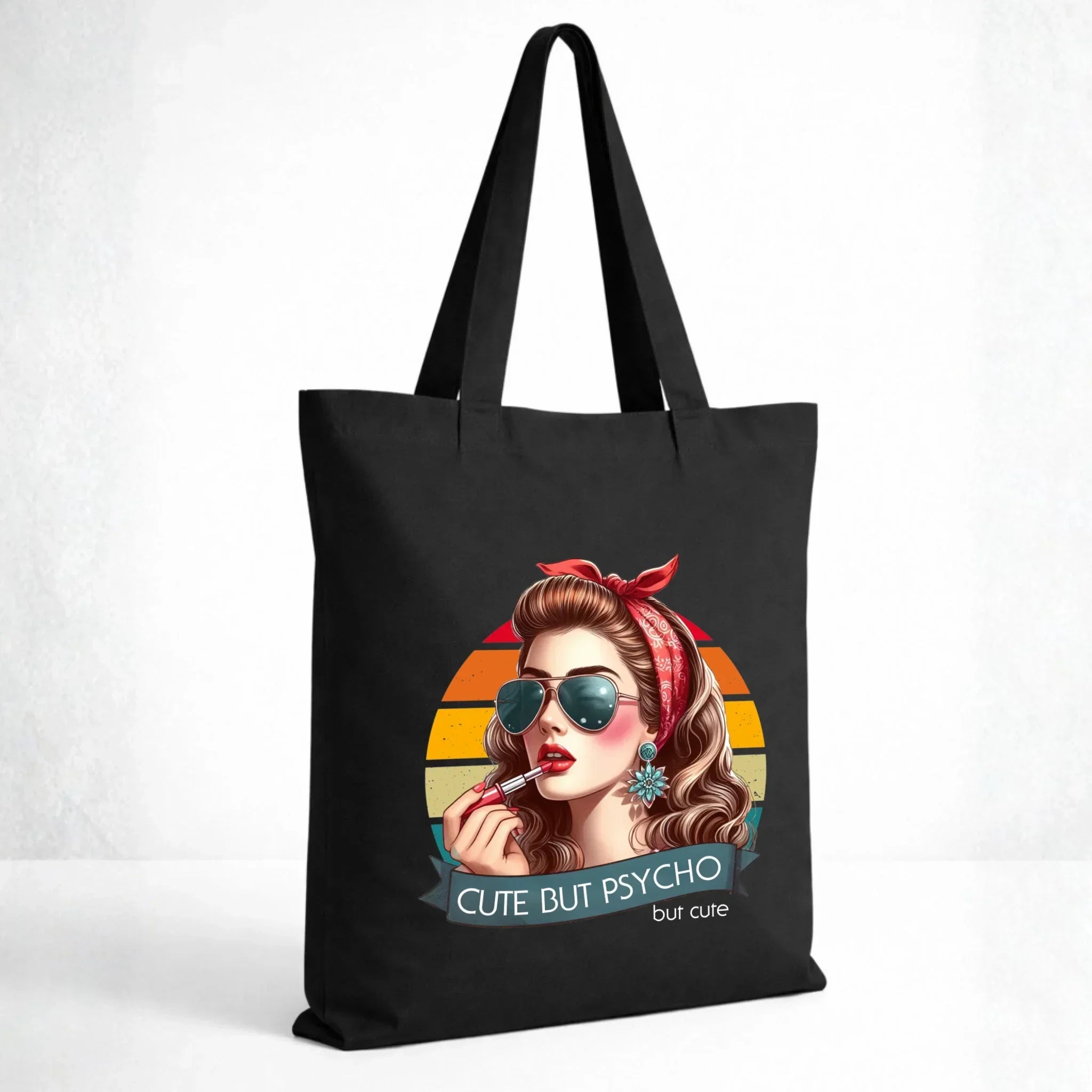Torba – Cute but psycho - w stylu retro DZ09 - StoryCups.pl
