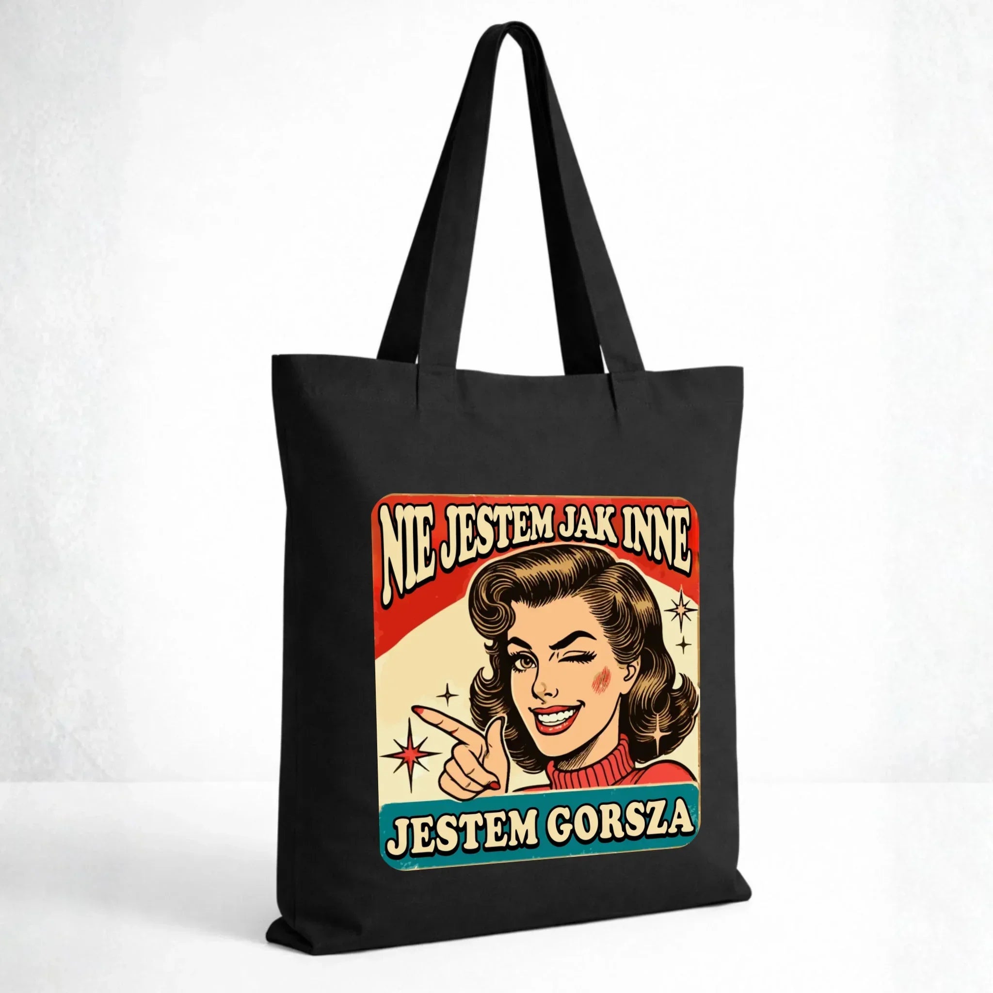 Torba - Nie jestem jak inne, jestem gorsza - w stylu retro DZ07 - StoryCups.pl