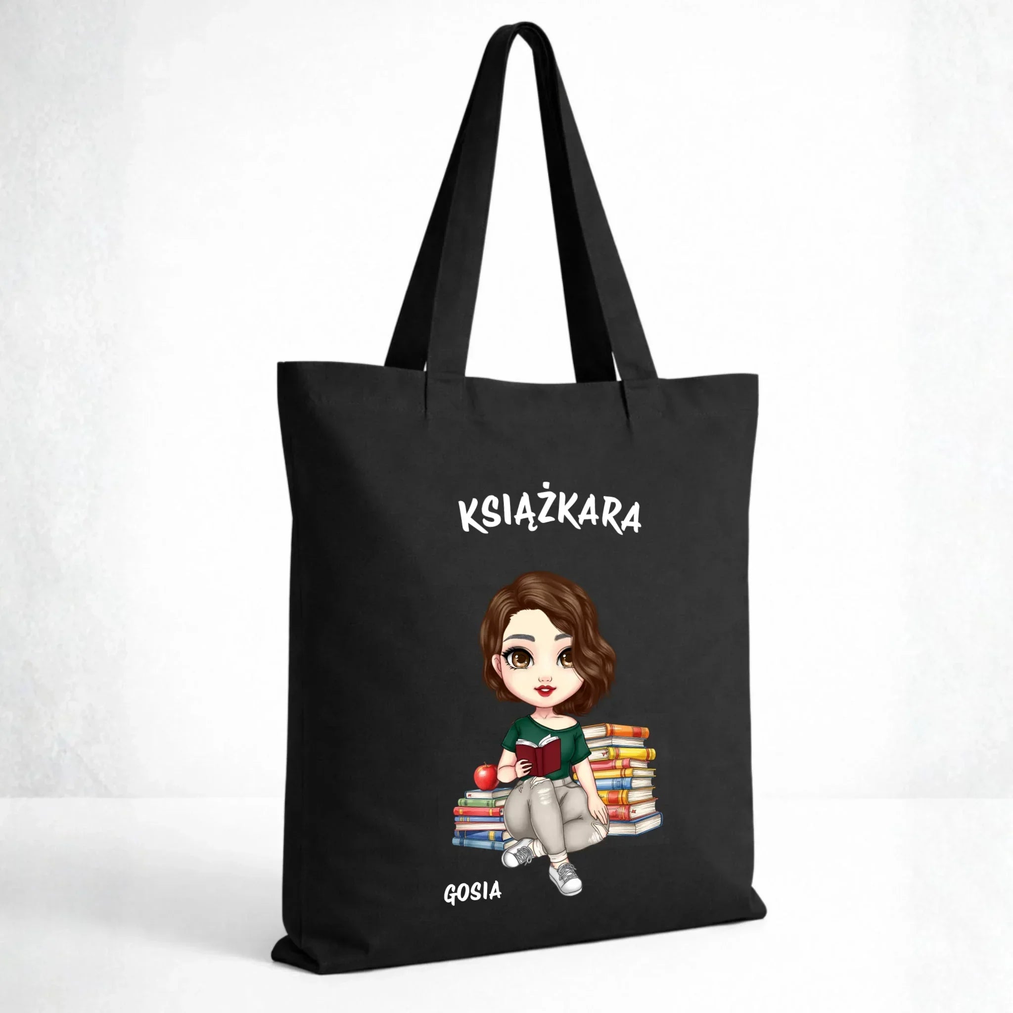 Torba - Książkara - Prezent dla miłośniczki czytania książek - personalizowana DZ03 - StoryCups.pl