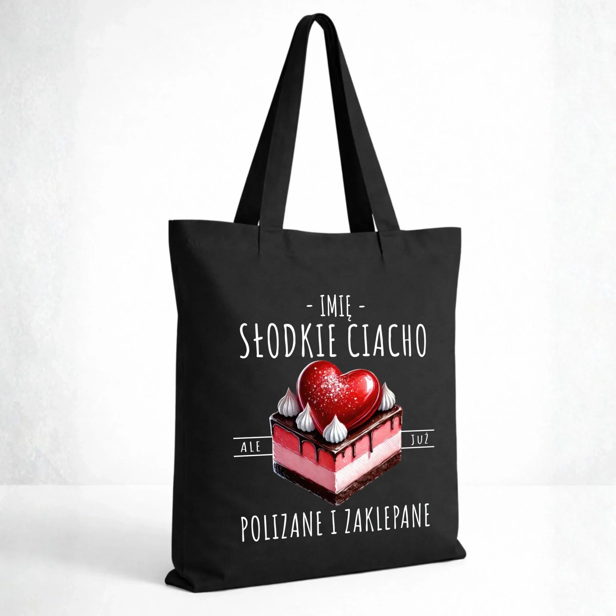 Torba - Słodkie ciacho polizane i zaklepane - personalizowana W36 - StoryCups.pl