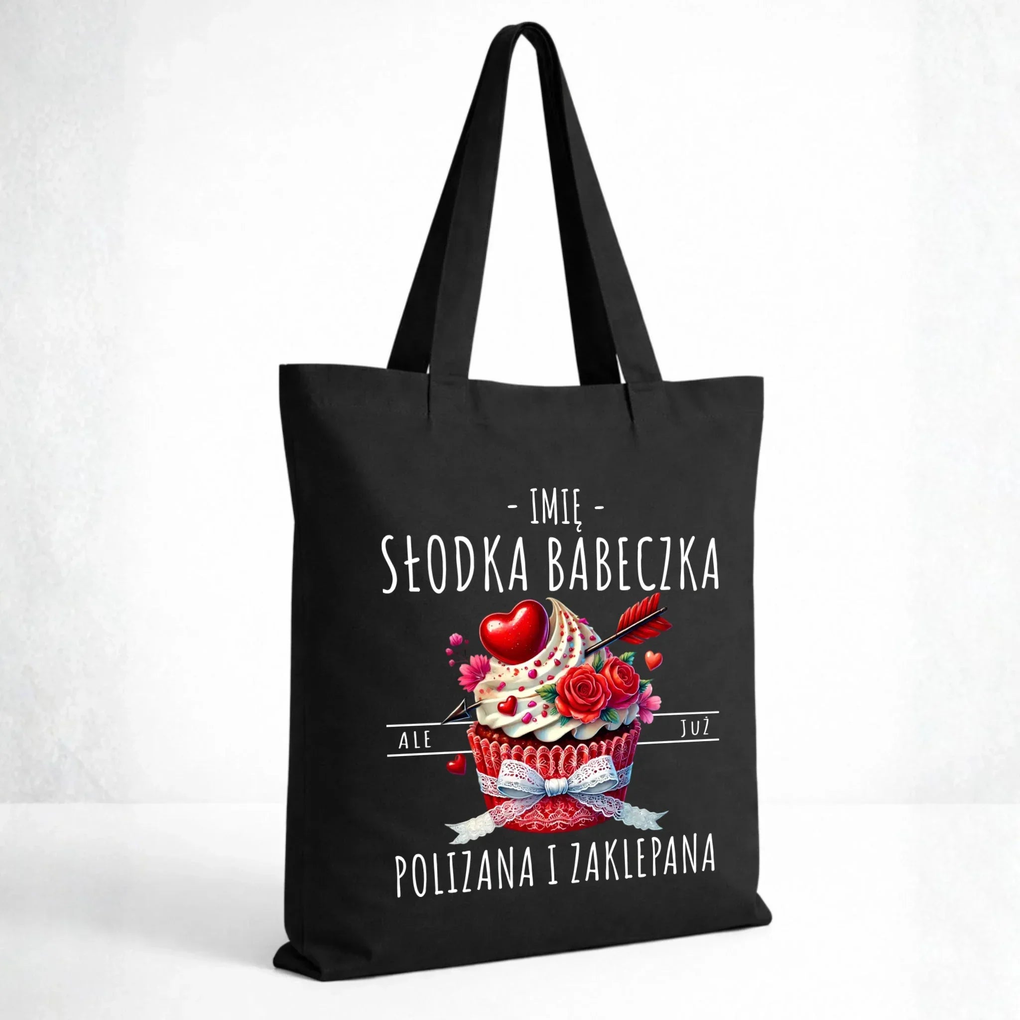 Torba - Słodka babeczka polizana i zaklepana - personalizowana W37 - StoryCups.pl