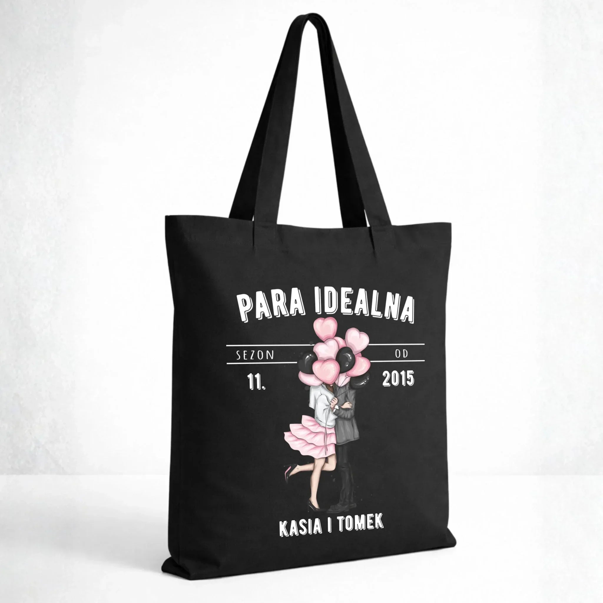 Torba dla par na rocznicę - Para idealna - personalizowana W11 - StoryCups.pl