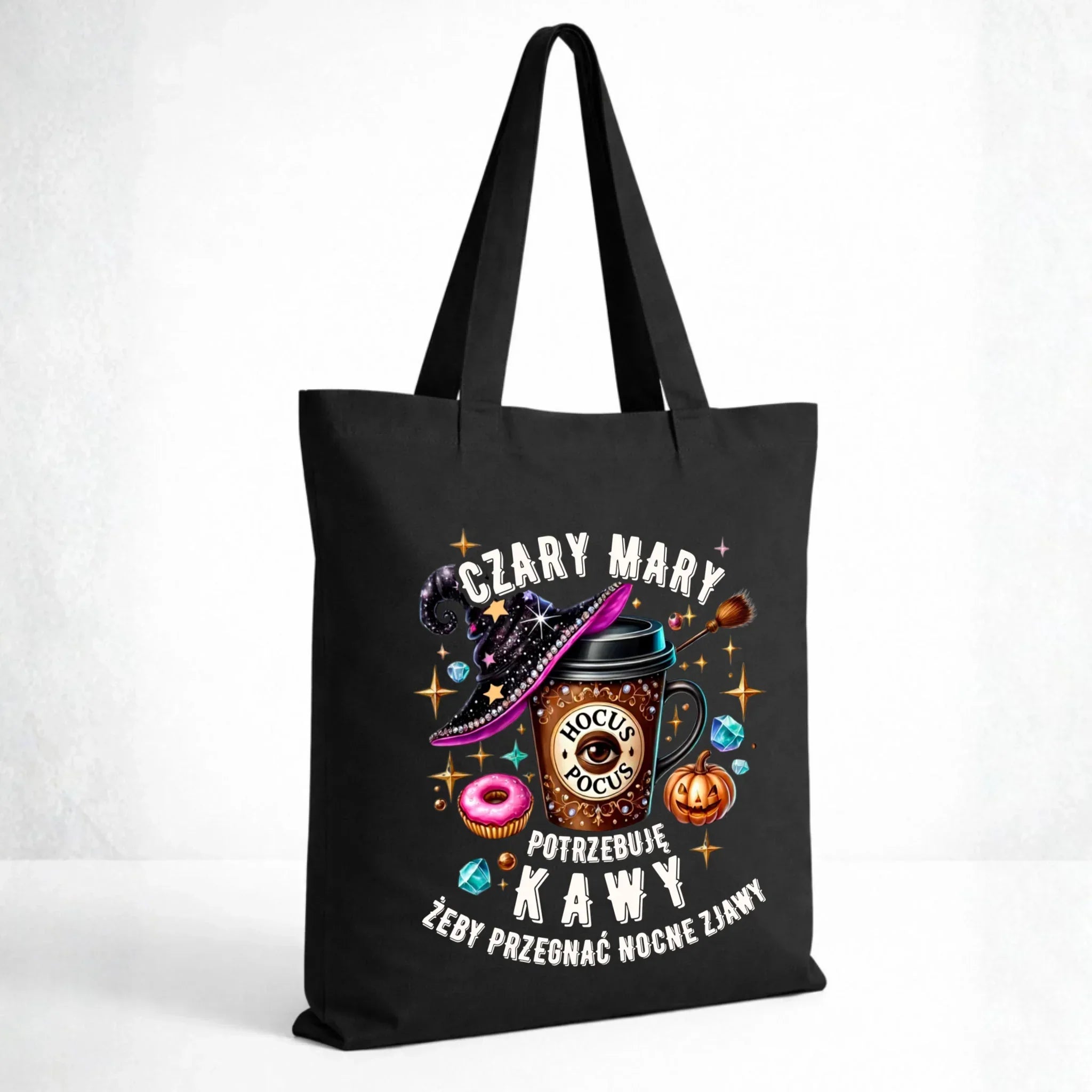 Torba na Halloween - Potrzebuję kawy HL03 - StoryCups.pl